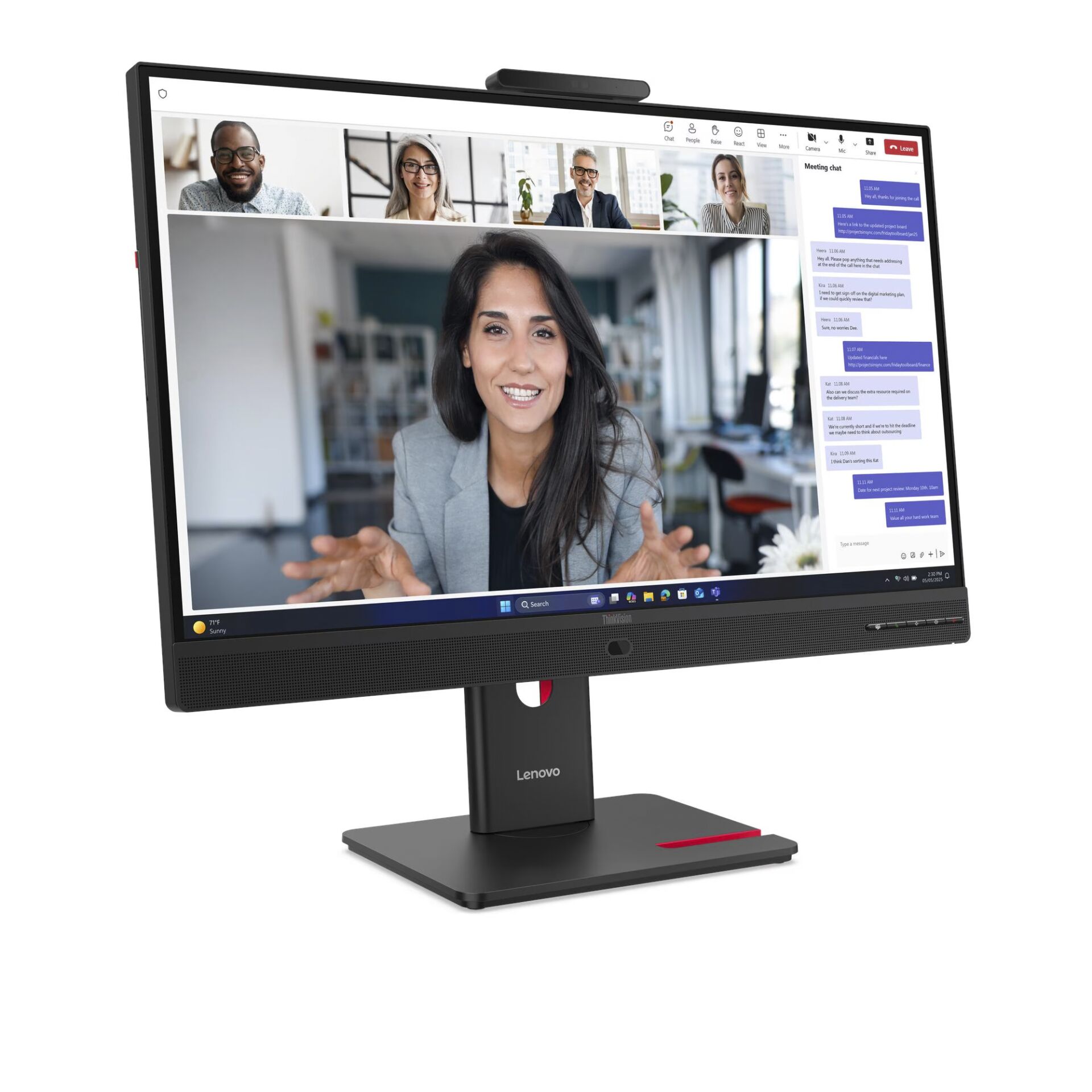 All-in-one PC, Desktop monitor, HD display, Video conferencing, Adjustable stand
