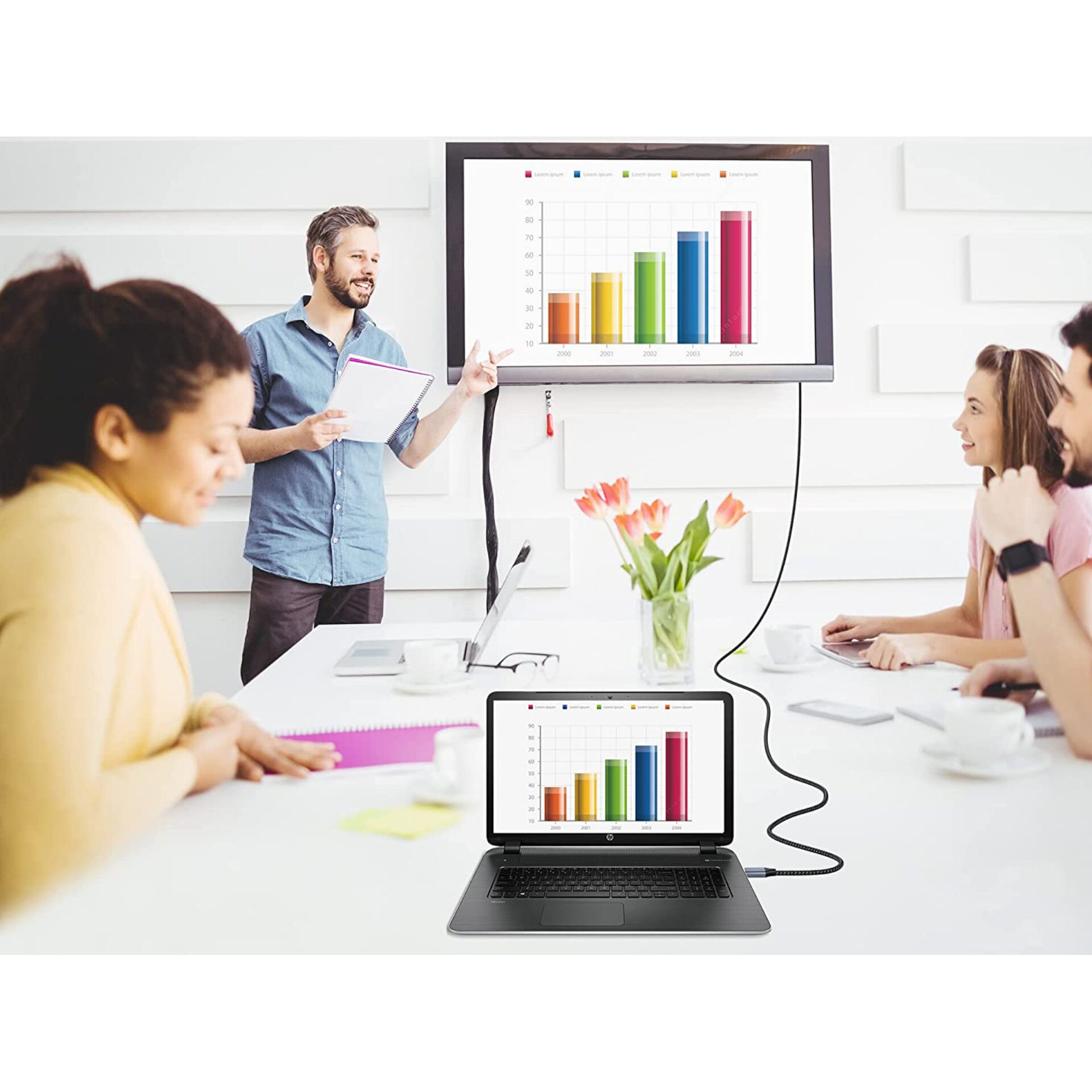 Tabelle, Schreibtisch, Person, Laptop, Mann