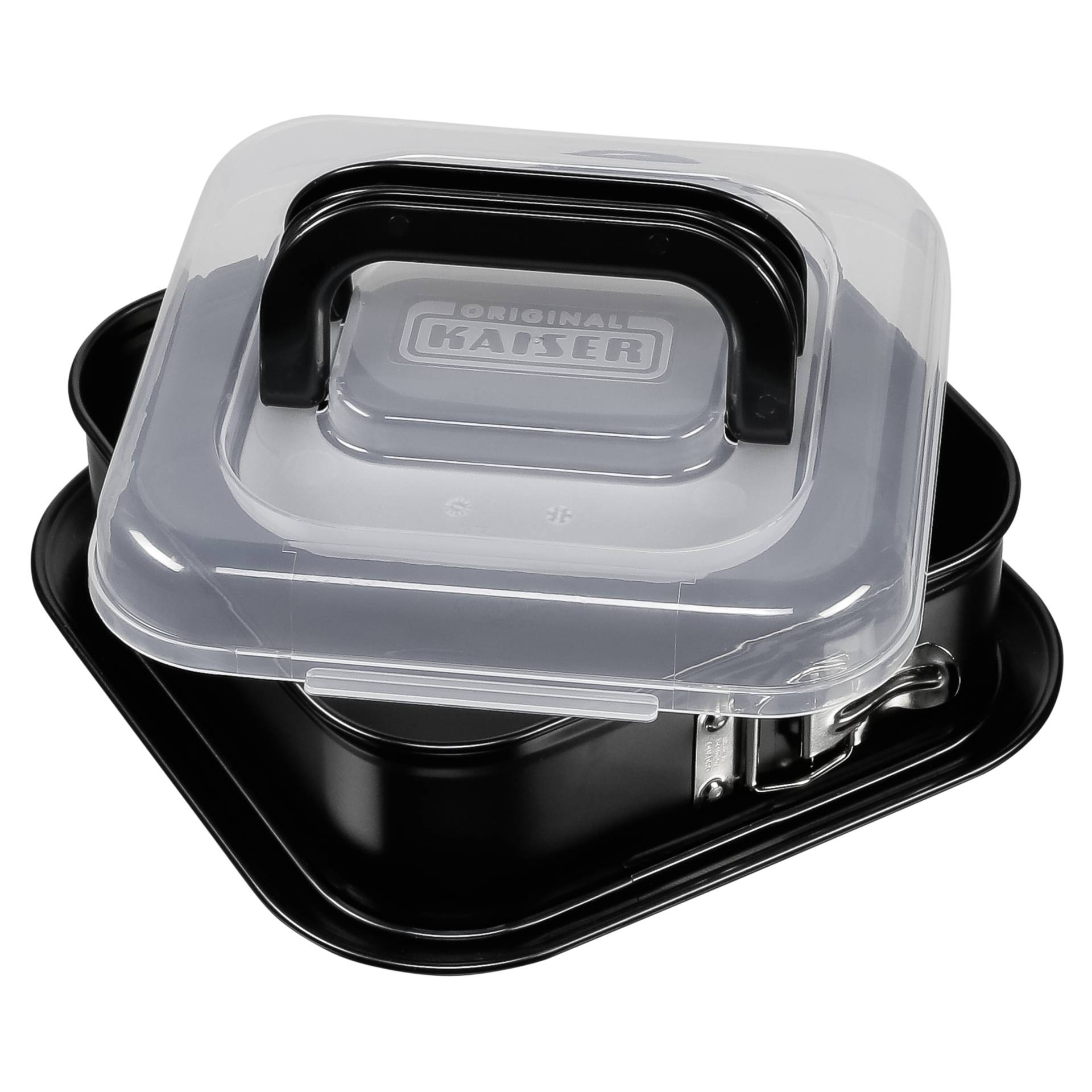 KAISER Inspiration Springform  quadratisch 24 x 24 cm mit Haube