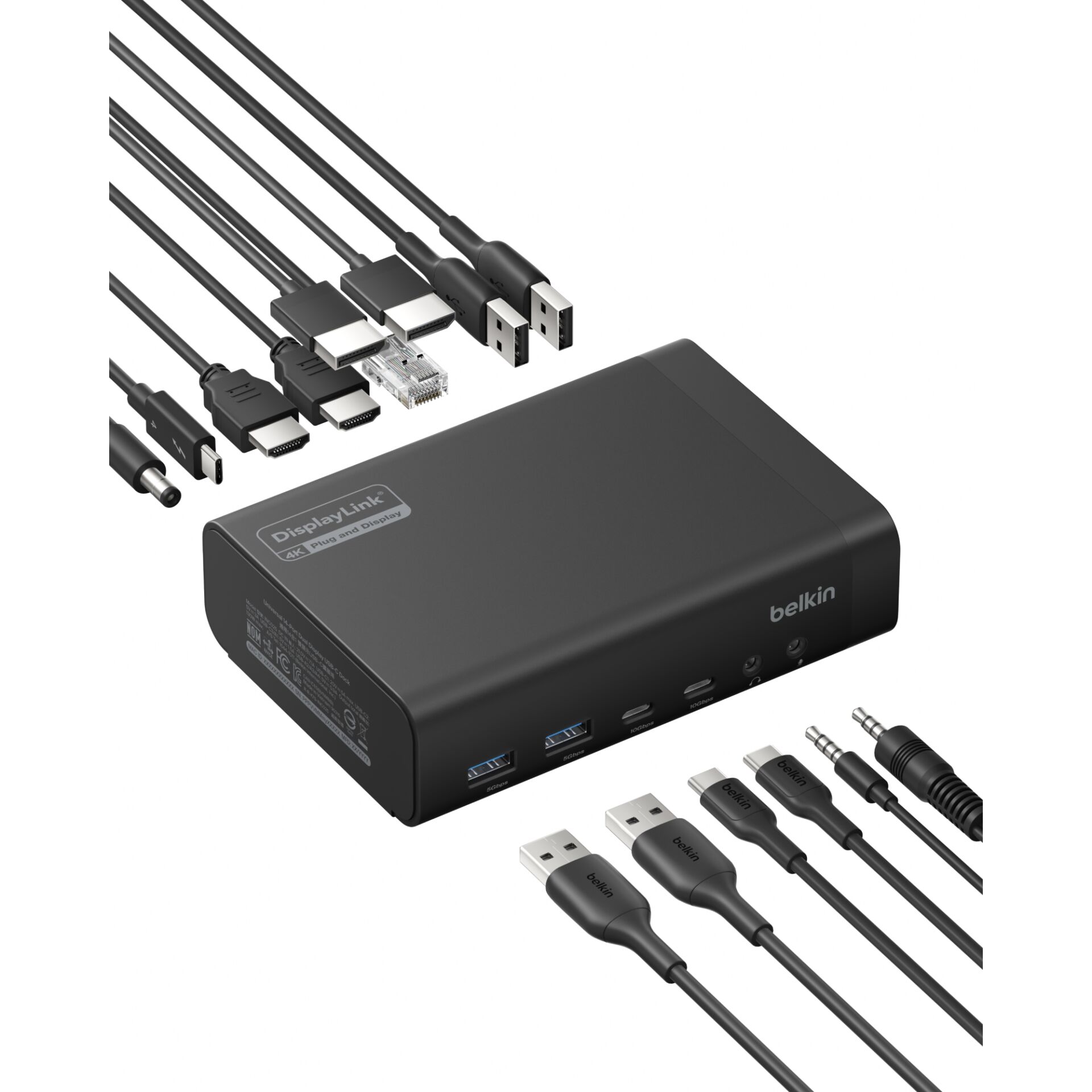 Multiport Ladegerät, USB-C Hub, HDMI/USB Hub, Power Delivery, Belkin