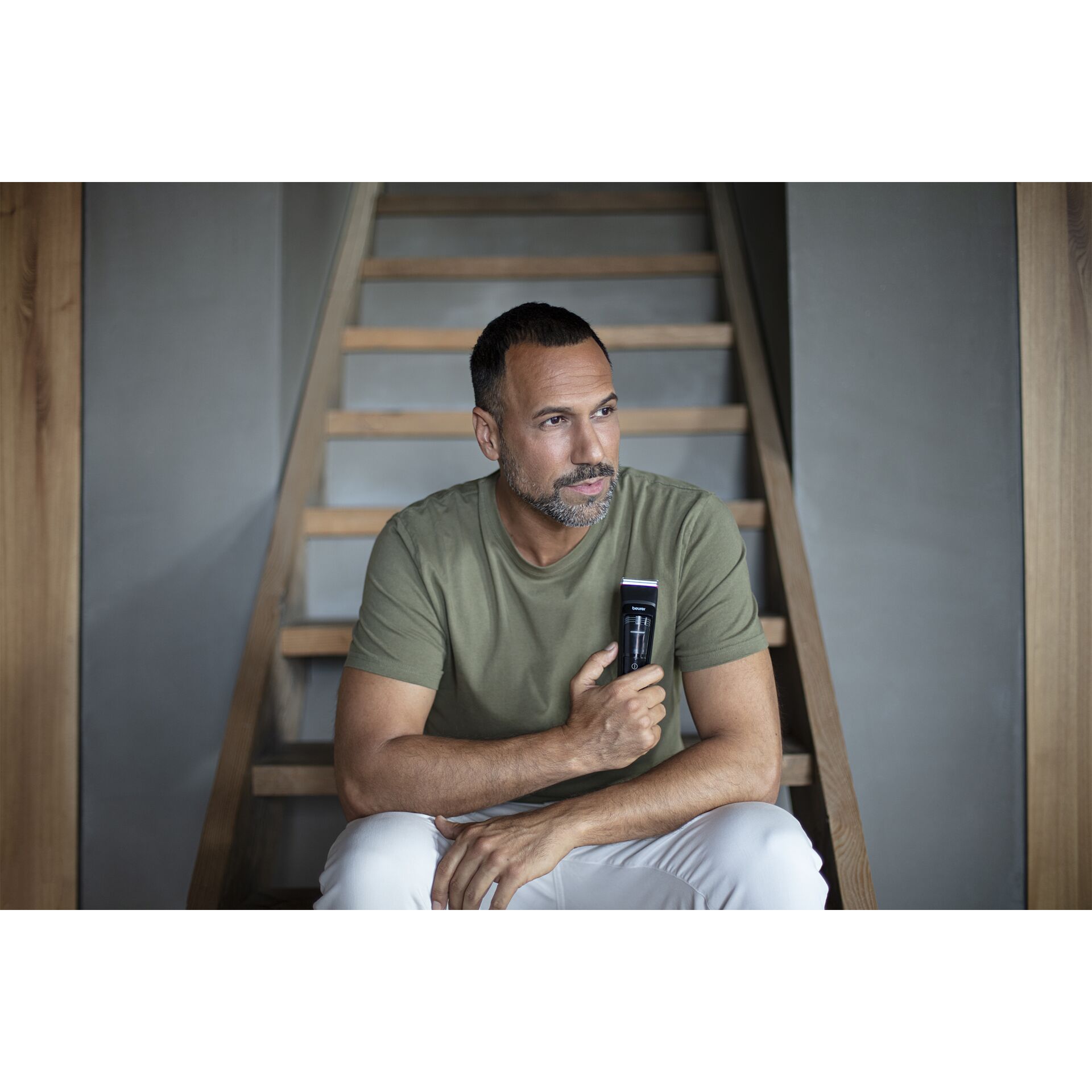 Person, Sitzen, Treppe, Erwachsener, Mann