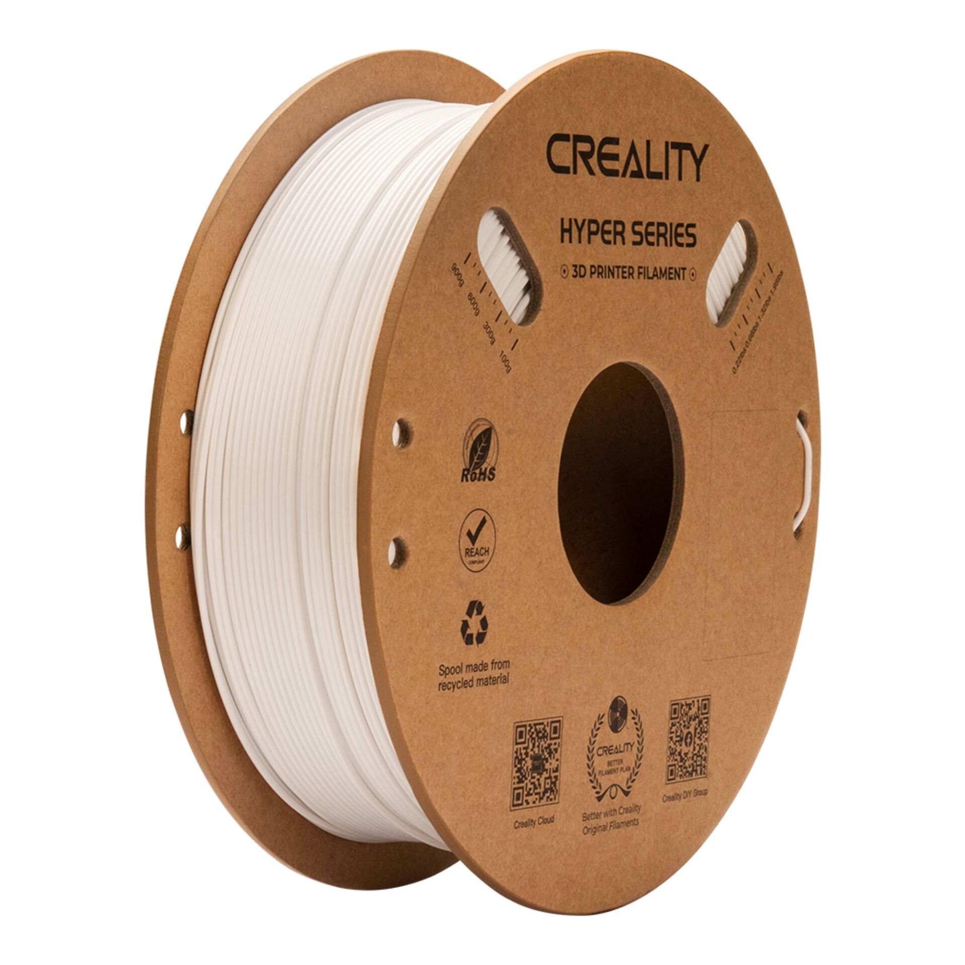 Creality Filament Hyper PETG  1,75 mm 1kg white