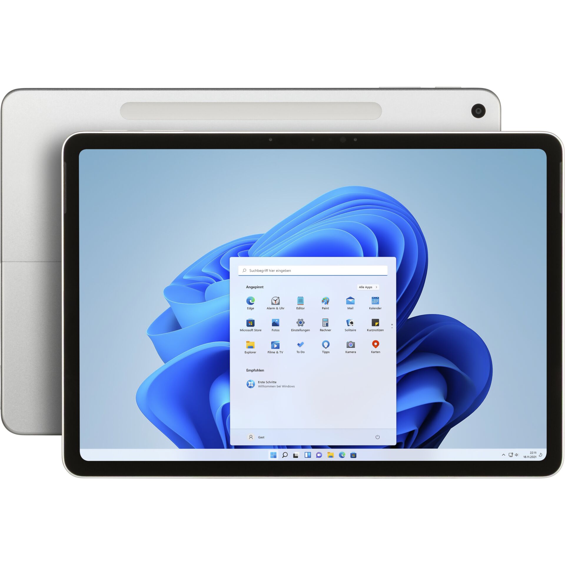 Tablet, 2-in-1, Windows, Bildschirm, Frontkamera