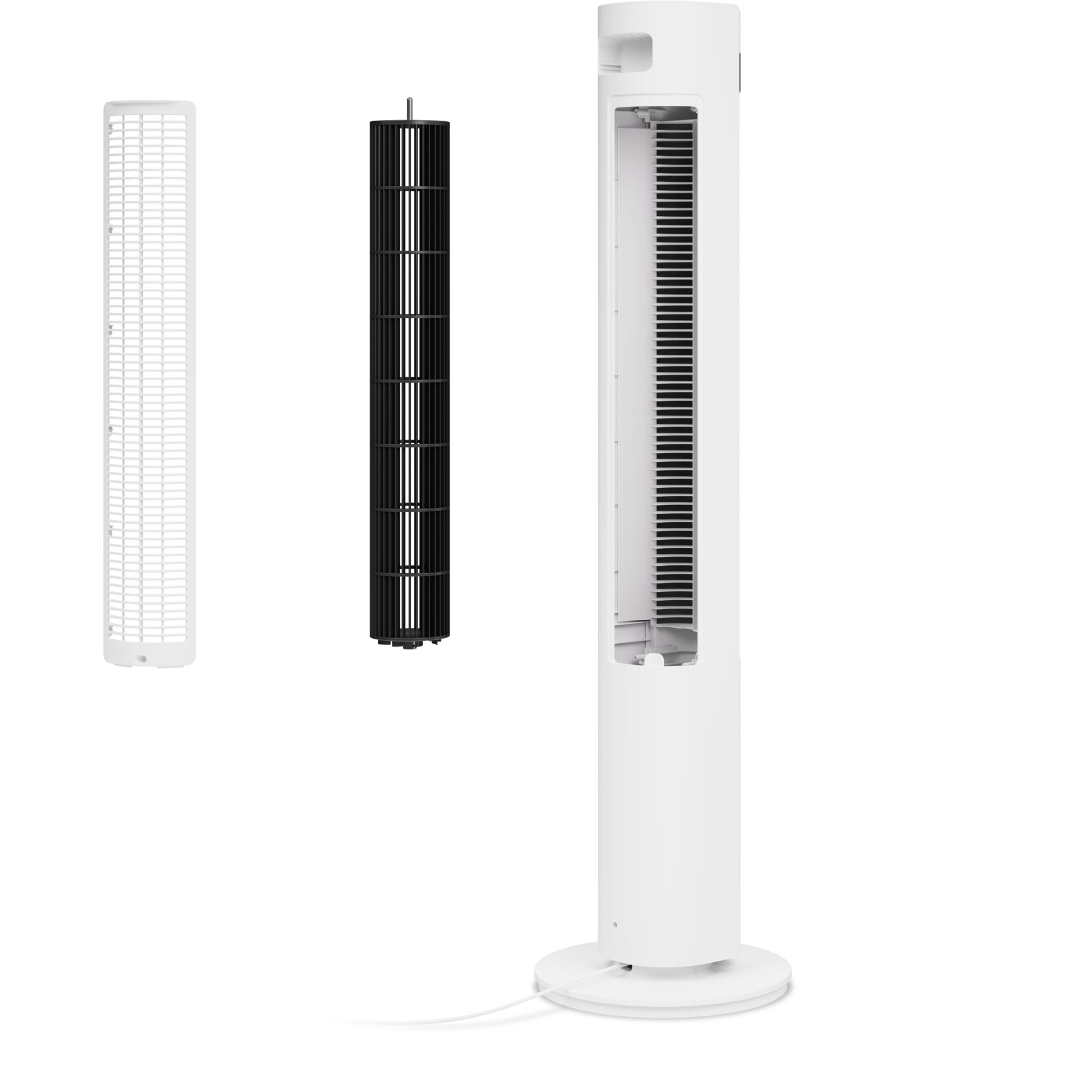 Ventilator, Tower fan, Weiß, Gehäuse, Luftstrom