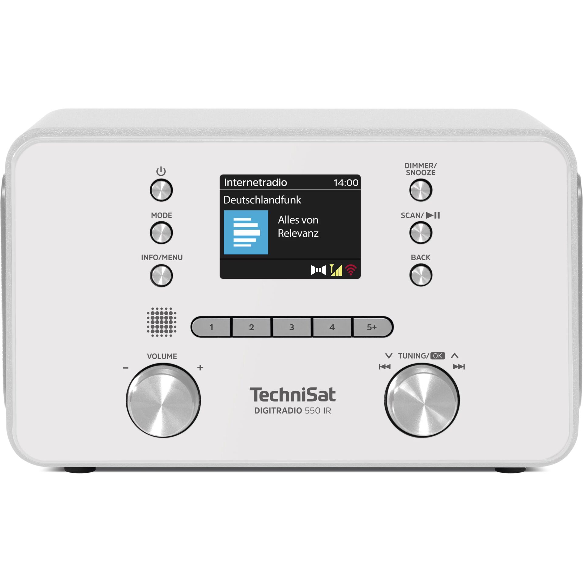 Digitalradio, DAB+, Kompakt, Silber, Technisat