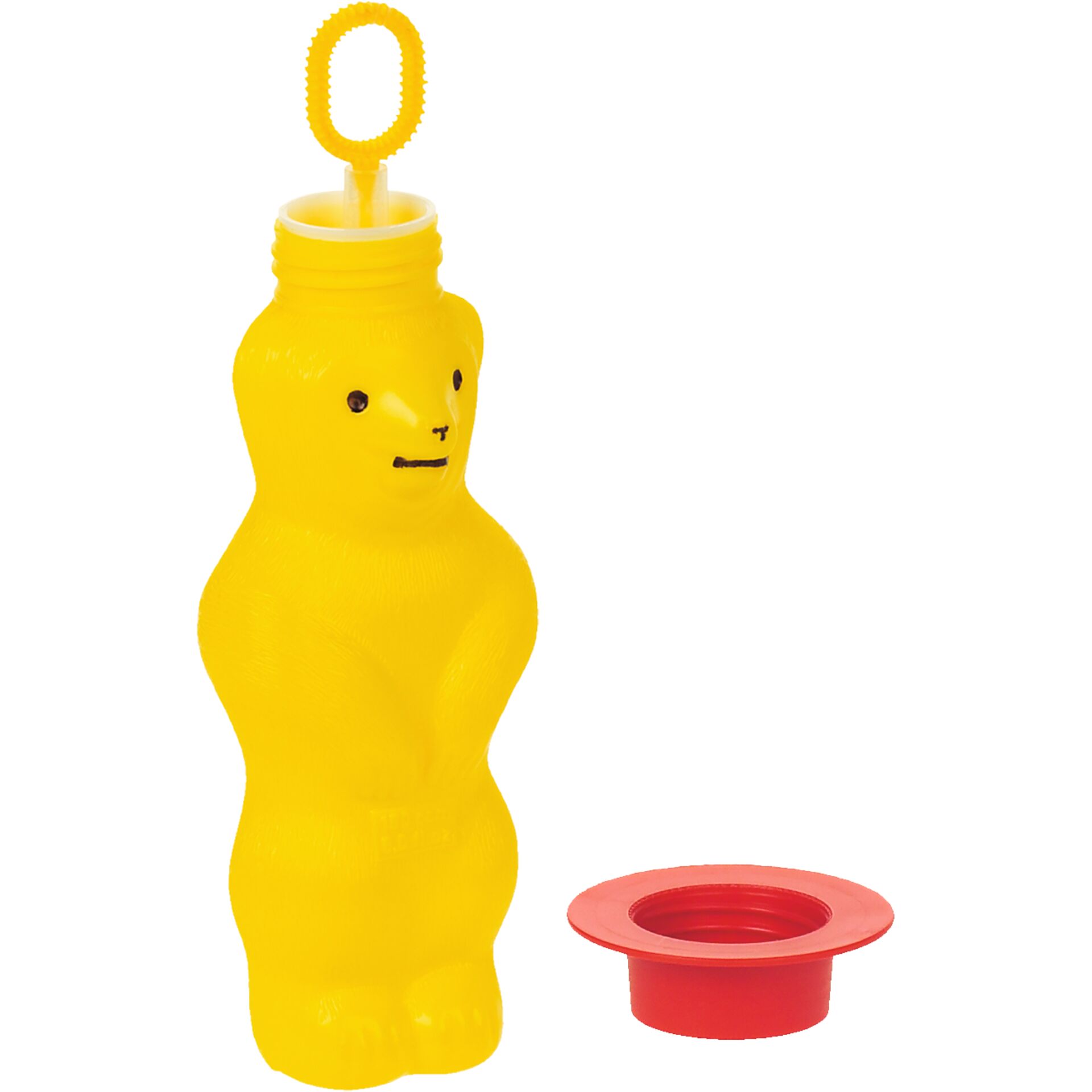 Flaschenanhänger, Trinkflasche, Kiefer, Gelb, Kinder-Accessoire