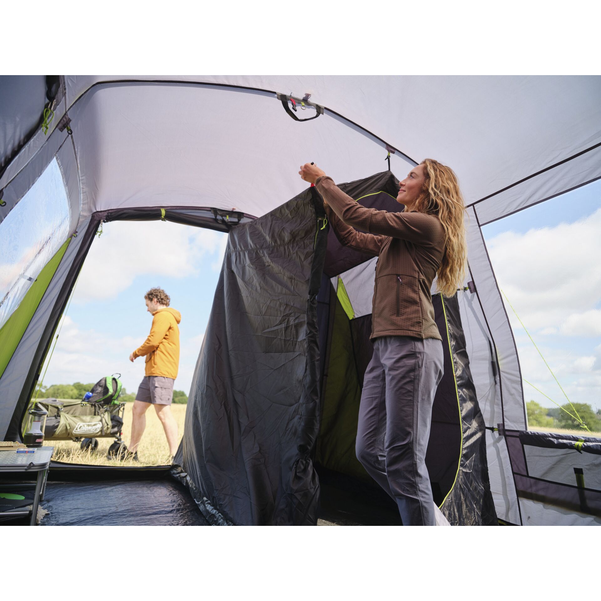 Tierheim, Zelt, Campen, Person, Frau