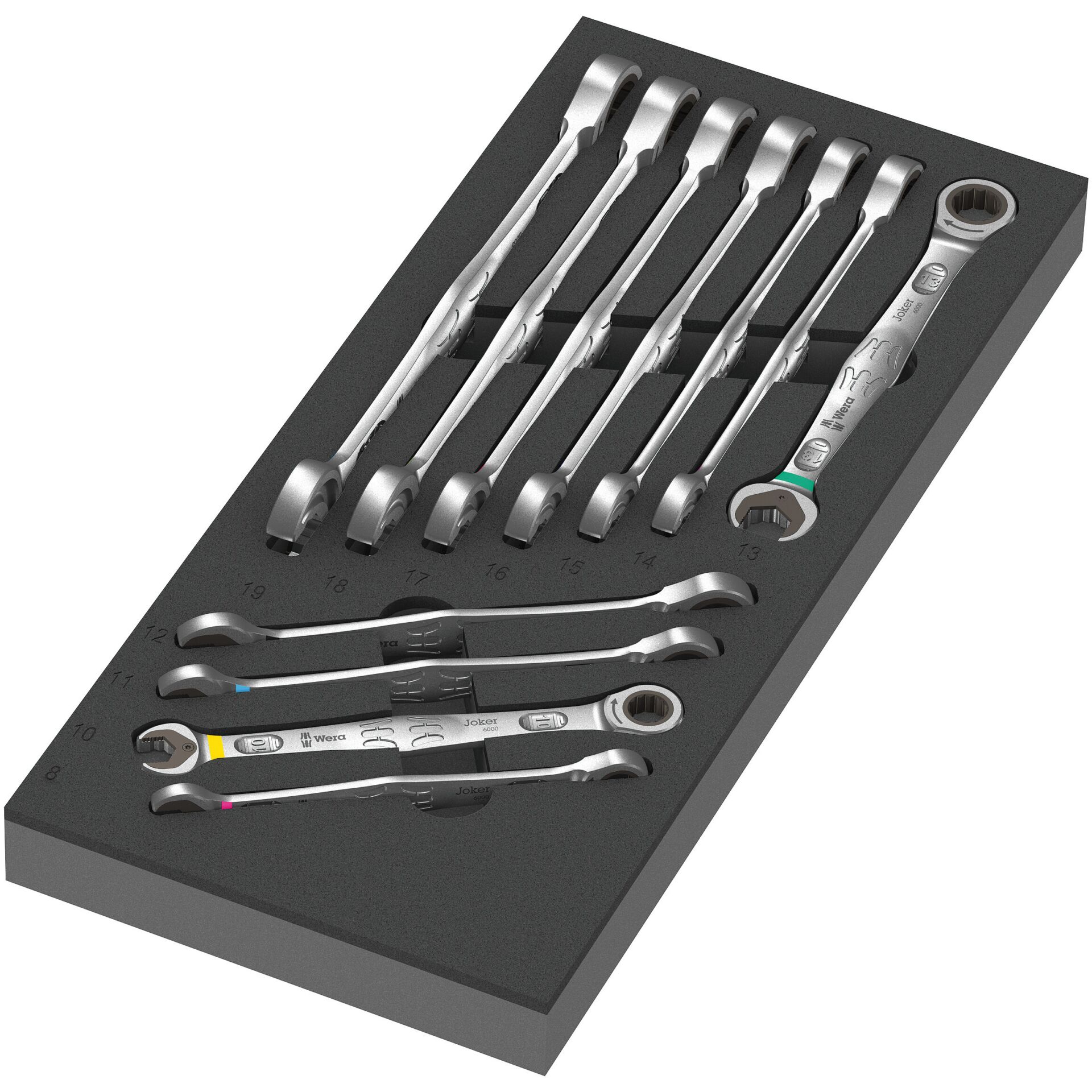 Wera 9730 6000 Joker Set 1  Schaumstoffeinlage