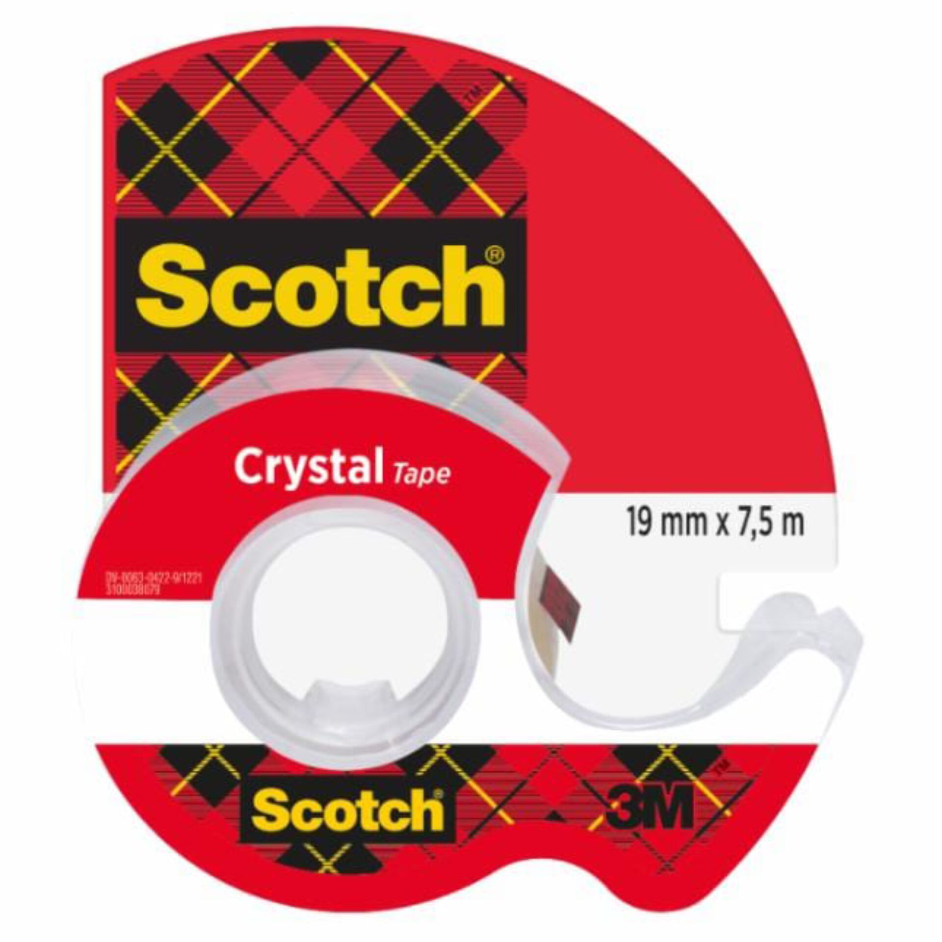 Scotch Crystal Abroller 6-1975D  19mm x 7,5m transparent