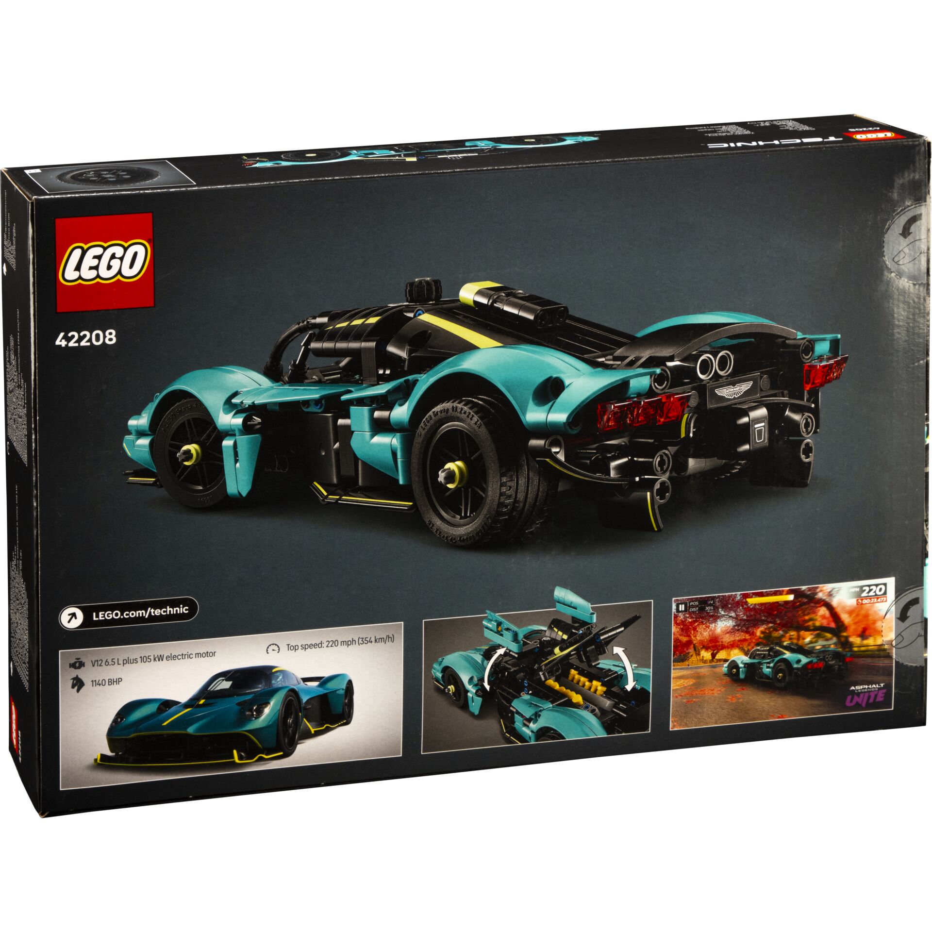 lego, technic, auto, sportwagen, teal-blue