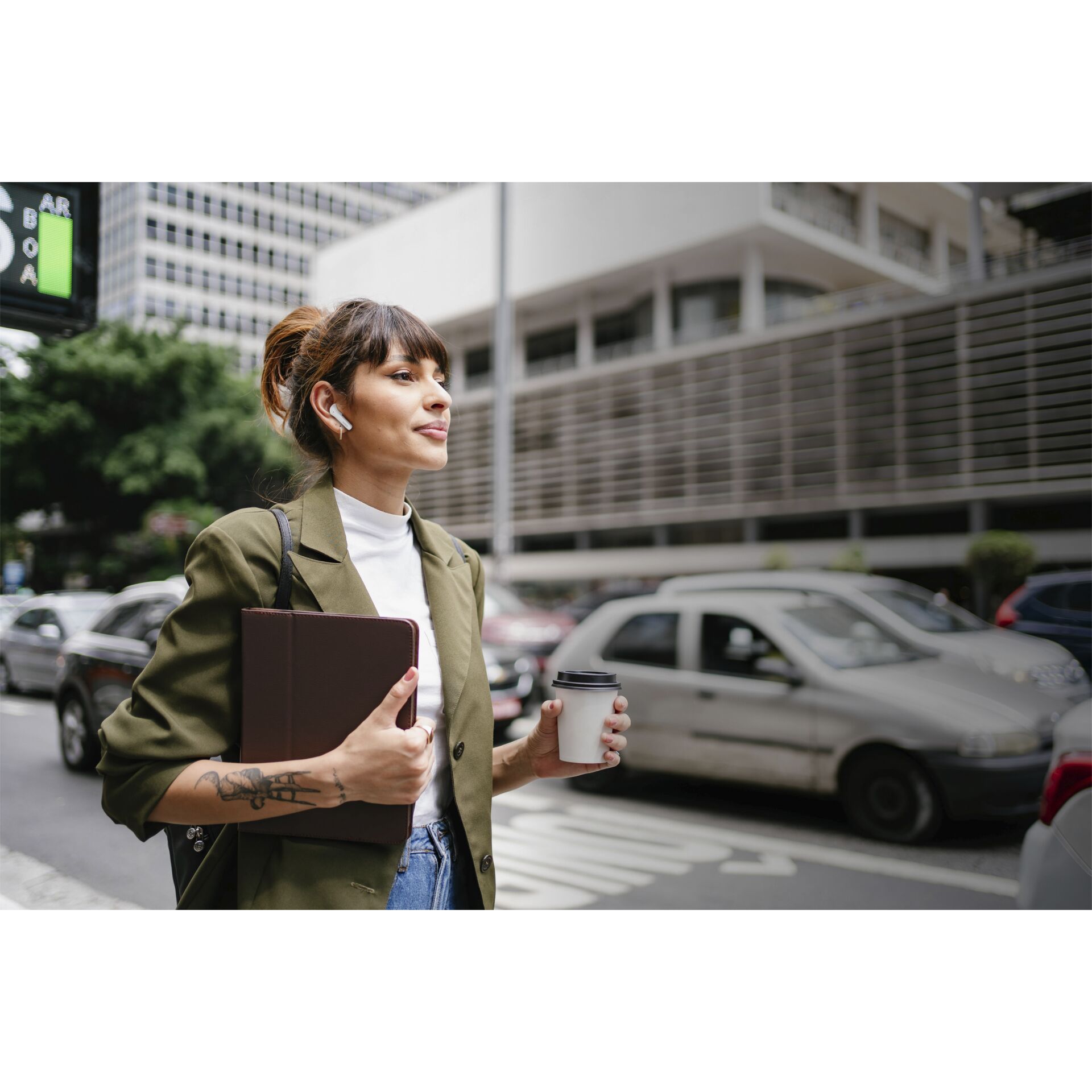 Mantel, Jacke, Person, Blazer, Einwegbecher