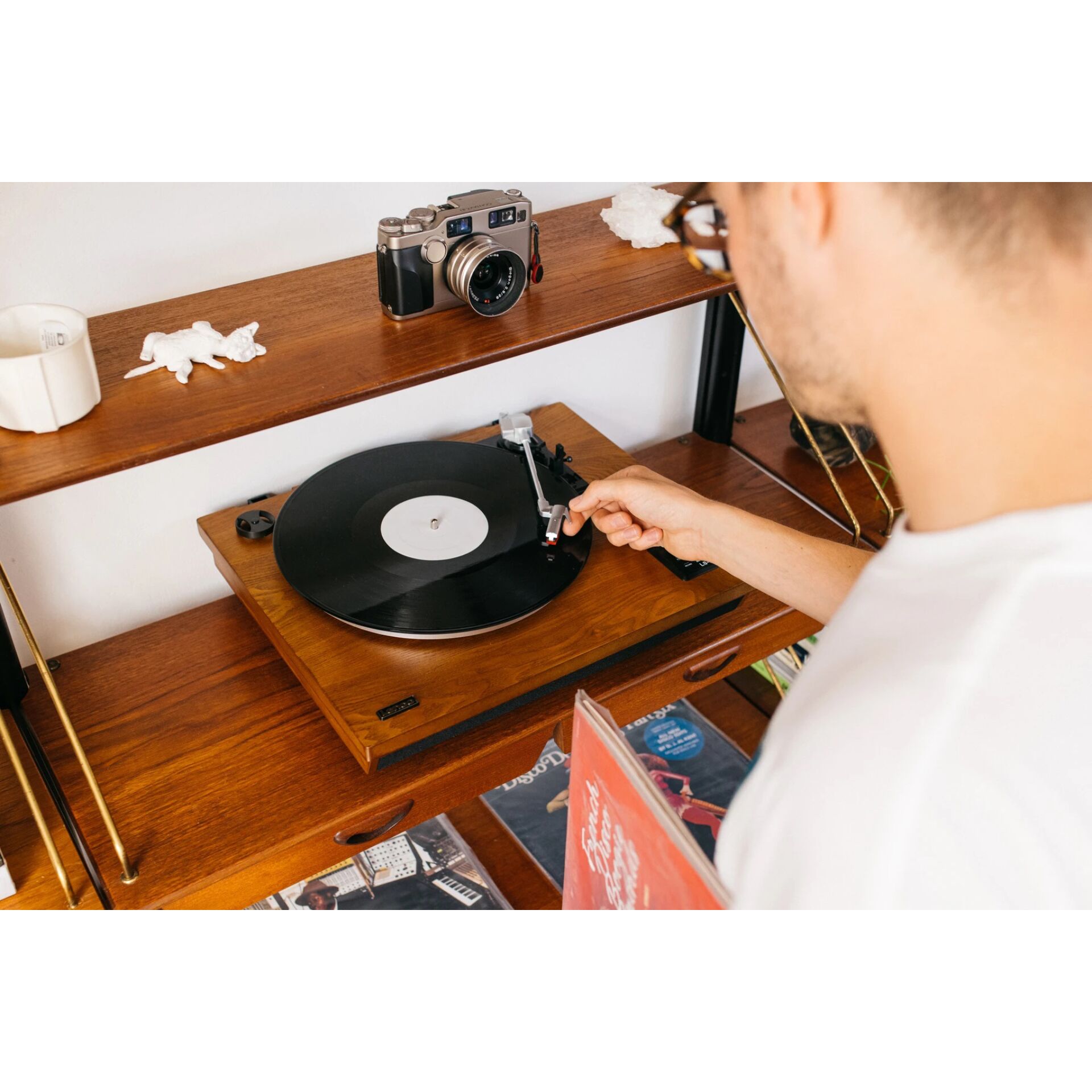 Becken, Kamera, Erwachsener, Mann, Person