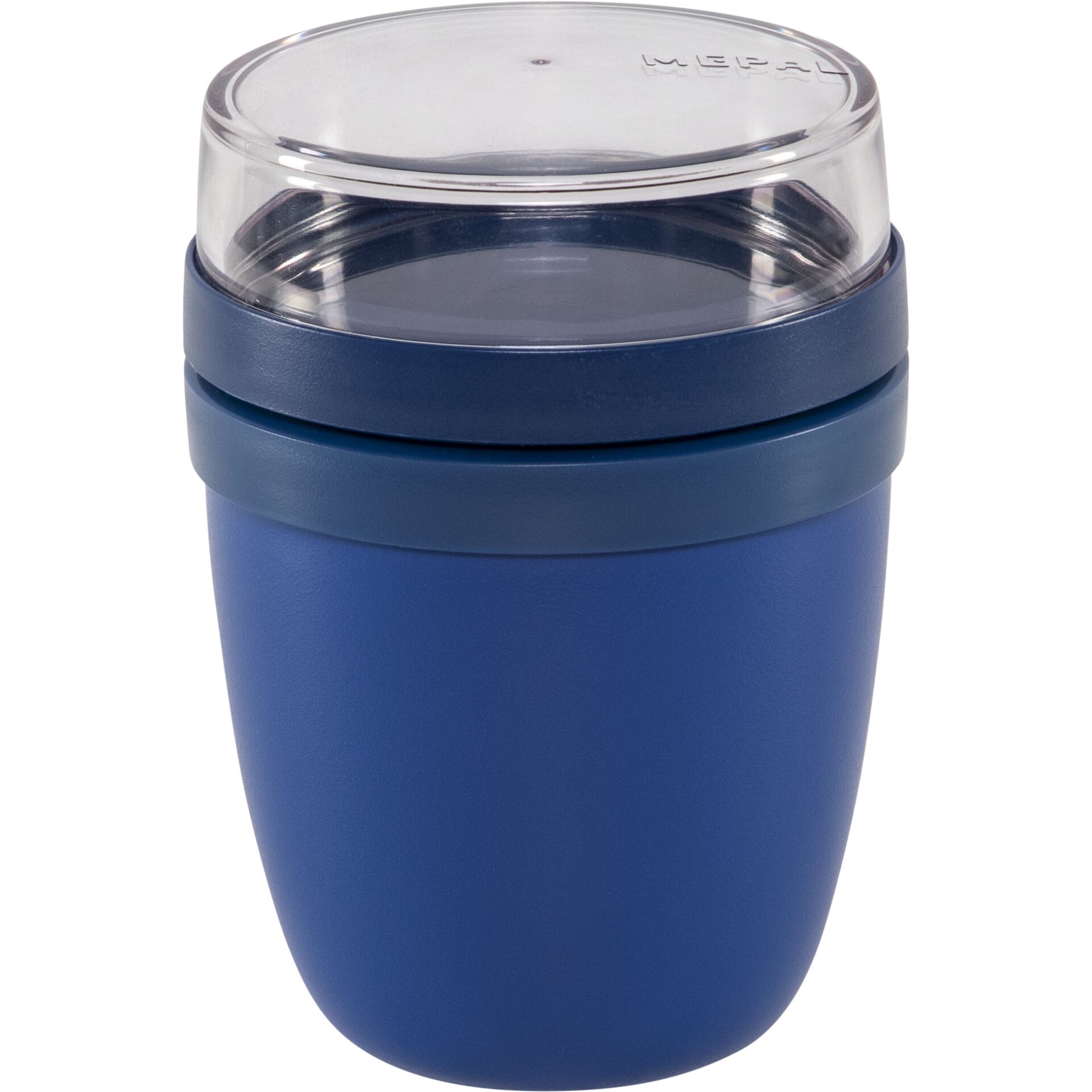 Reisebecher, Isolierte Tasse, Blau, Doppelwandig, Durchsichtiger Deckel