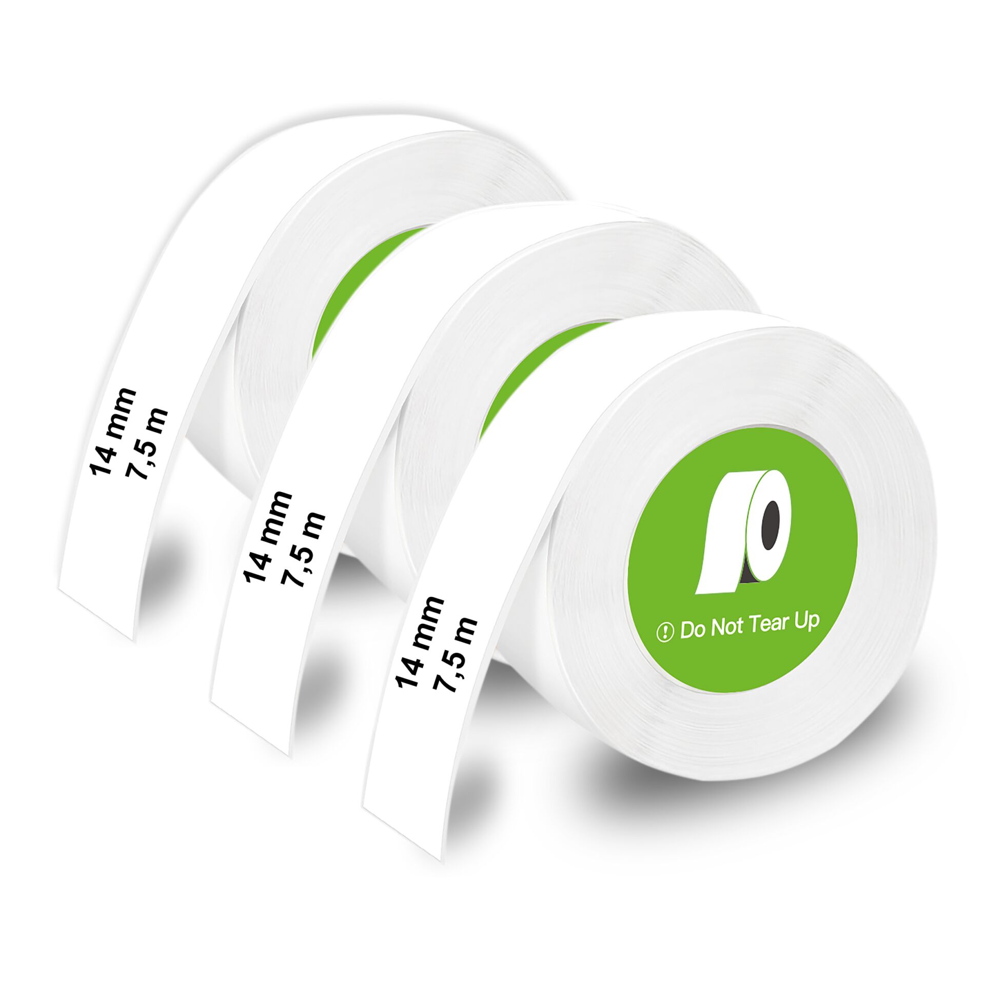 etiketten, Kreppband, abreißband, Bandklebeband, weißes Band