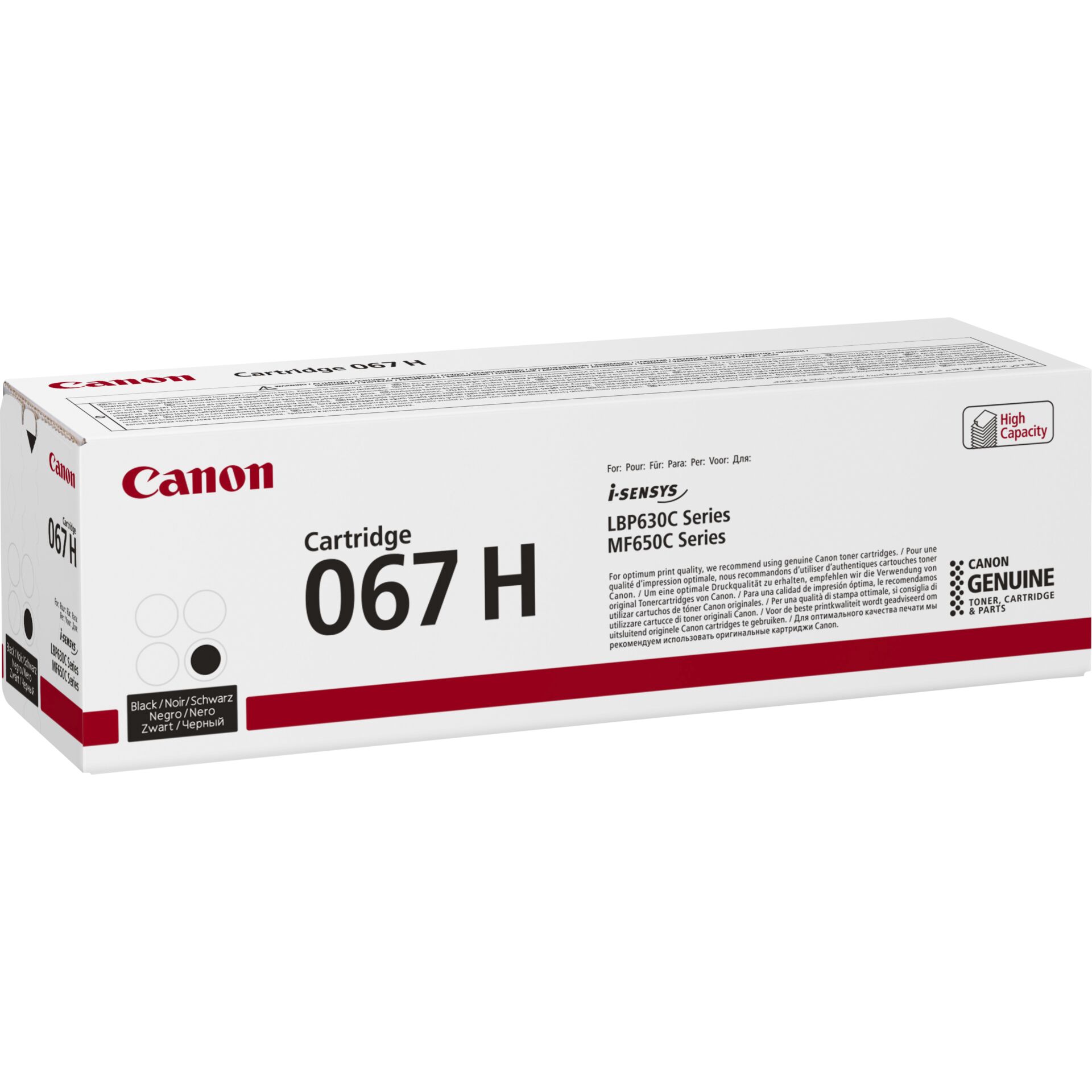 Canon Toner Cartridge 067 H BK  schwarz