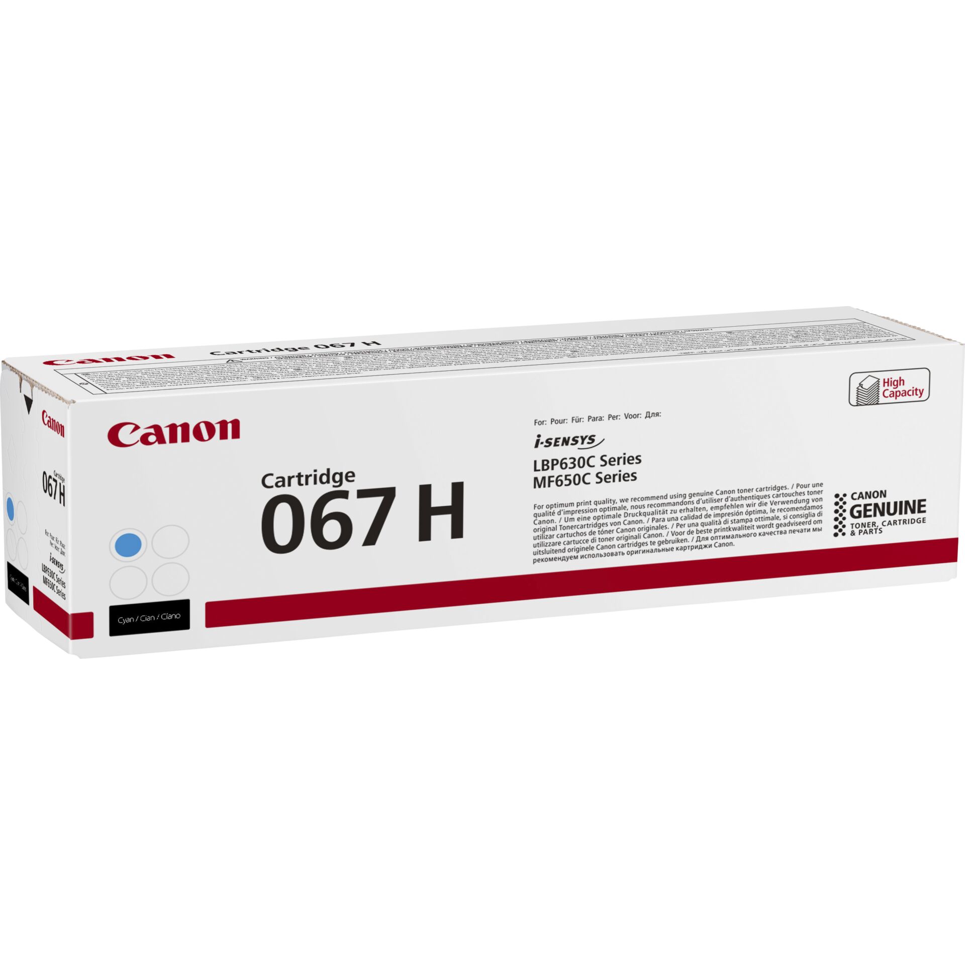 Canon Toner Cartridge 067 H C cyan Computerausrüstung, Elektronik, Hardware, Zahnpasta