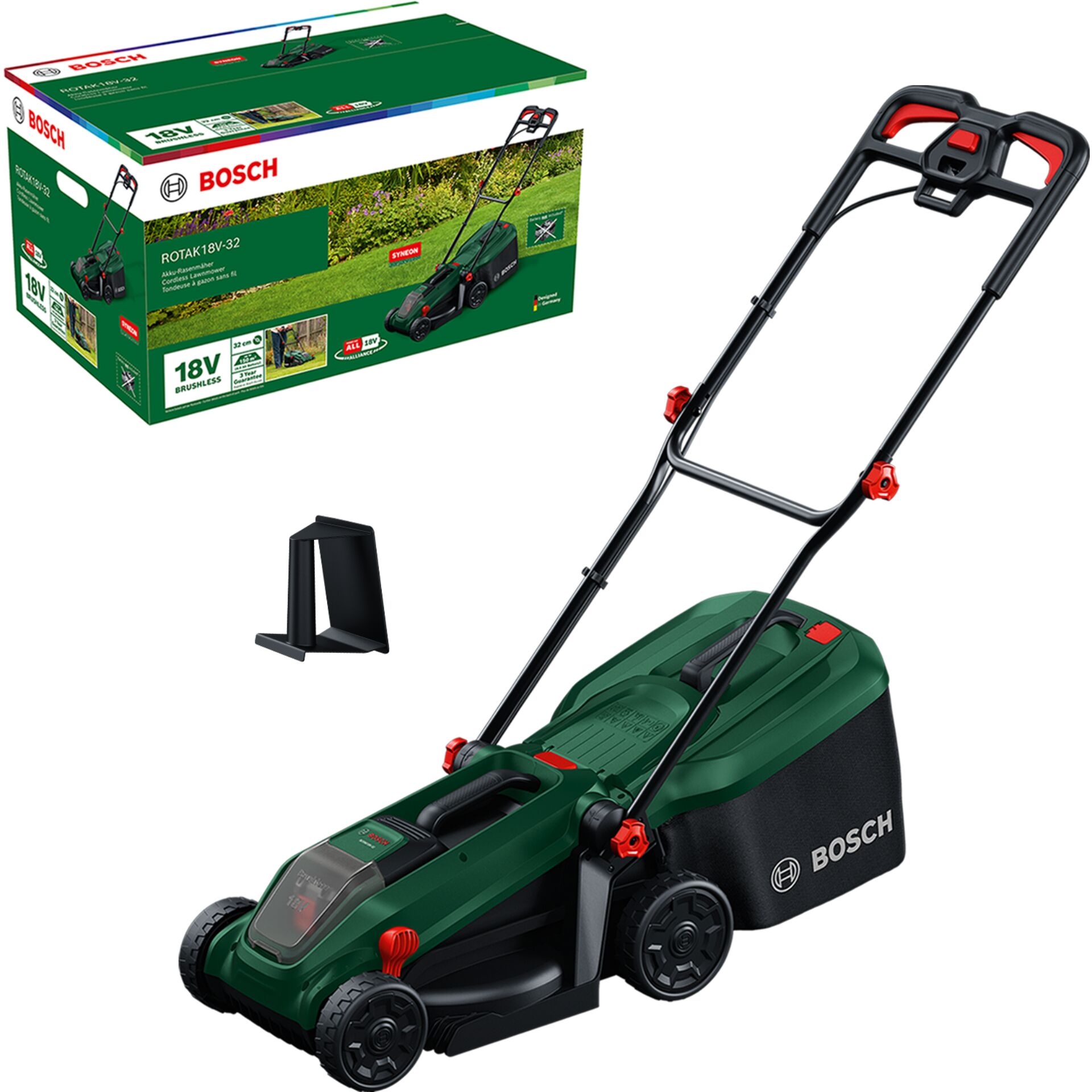 Bosch  Rotak 18V-32 solo  Akku-Rasenmäher