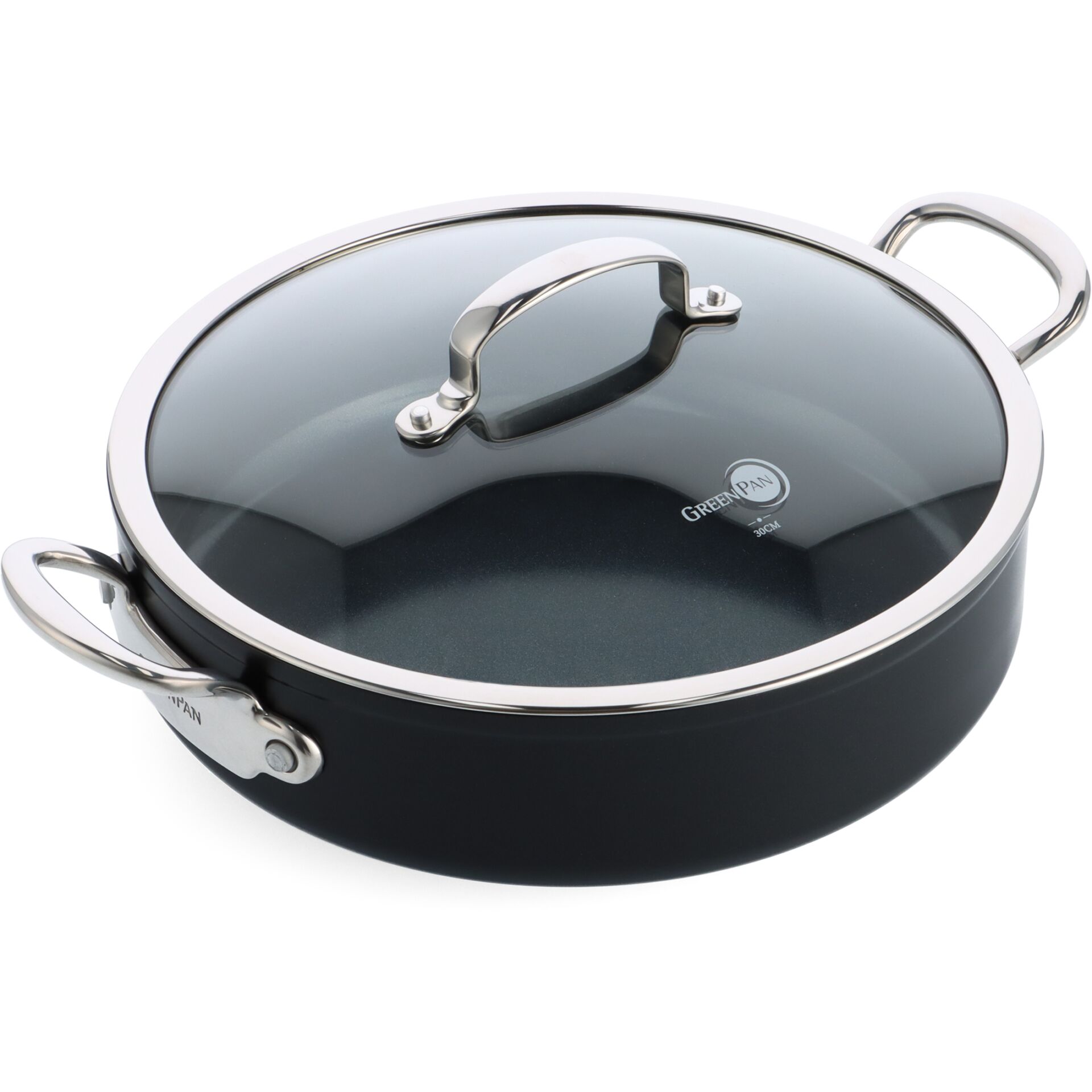 GreenPan Barcelona Pro  Schmorpfanne 30cm Schwarz