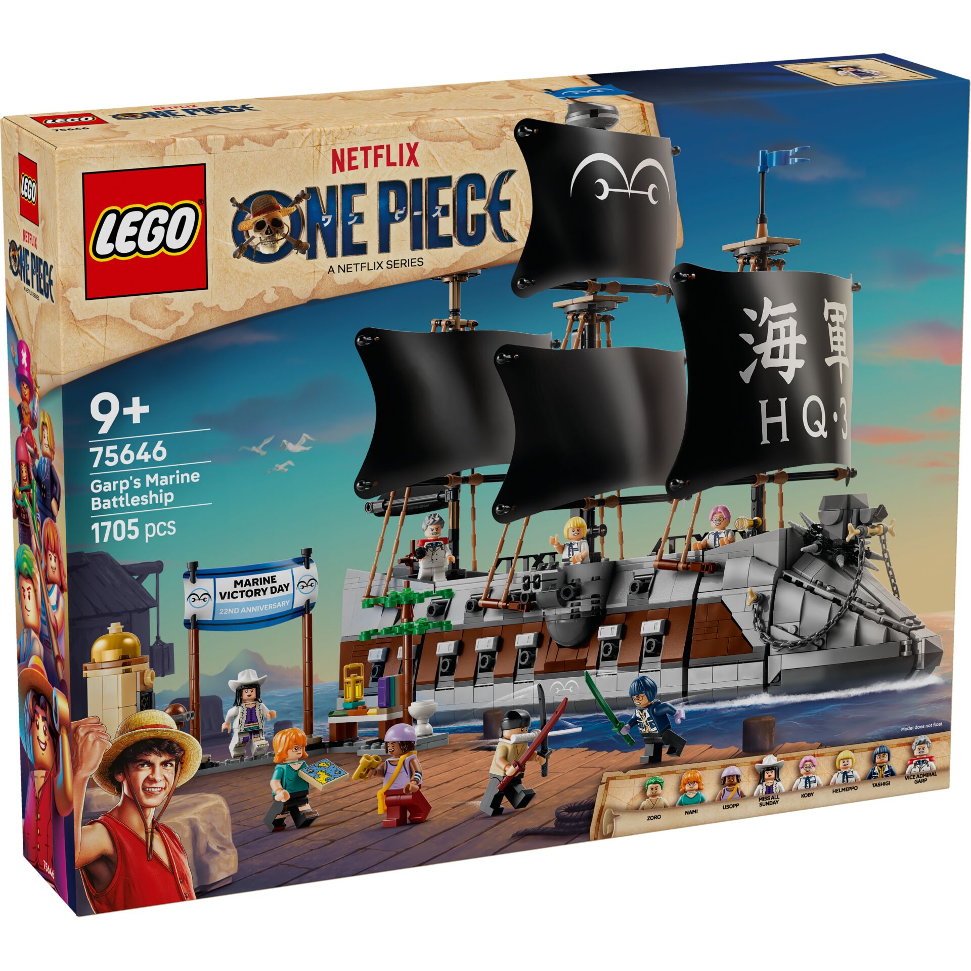 Lego, Pirate Ship, Galeon, Schlachtschiff, 1705 Teile