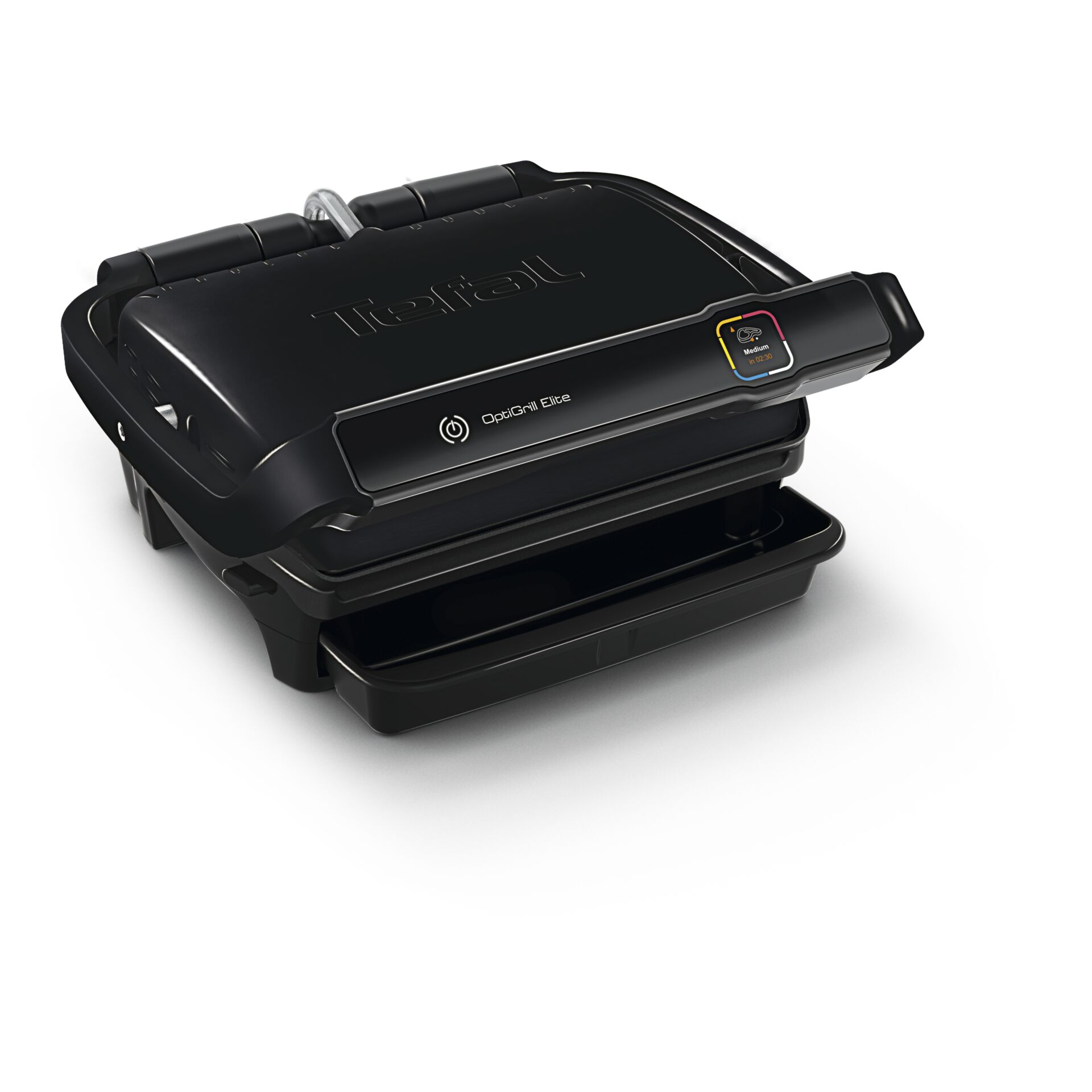 Grillgerät, Kontaktgrill, Doppelgrill, schwarz, Trägersystem