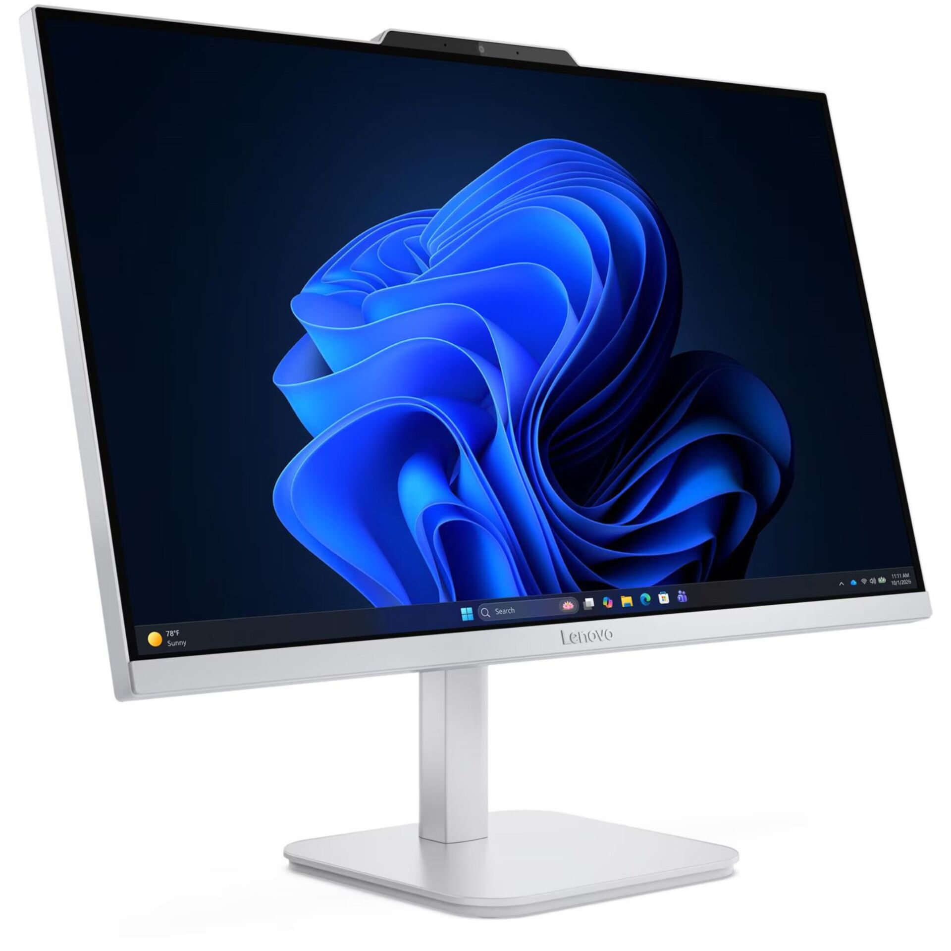 Monitor, All-in-One Stand, LED display, Silver bezel, HD display