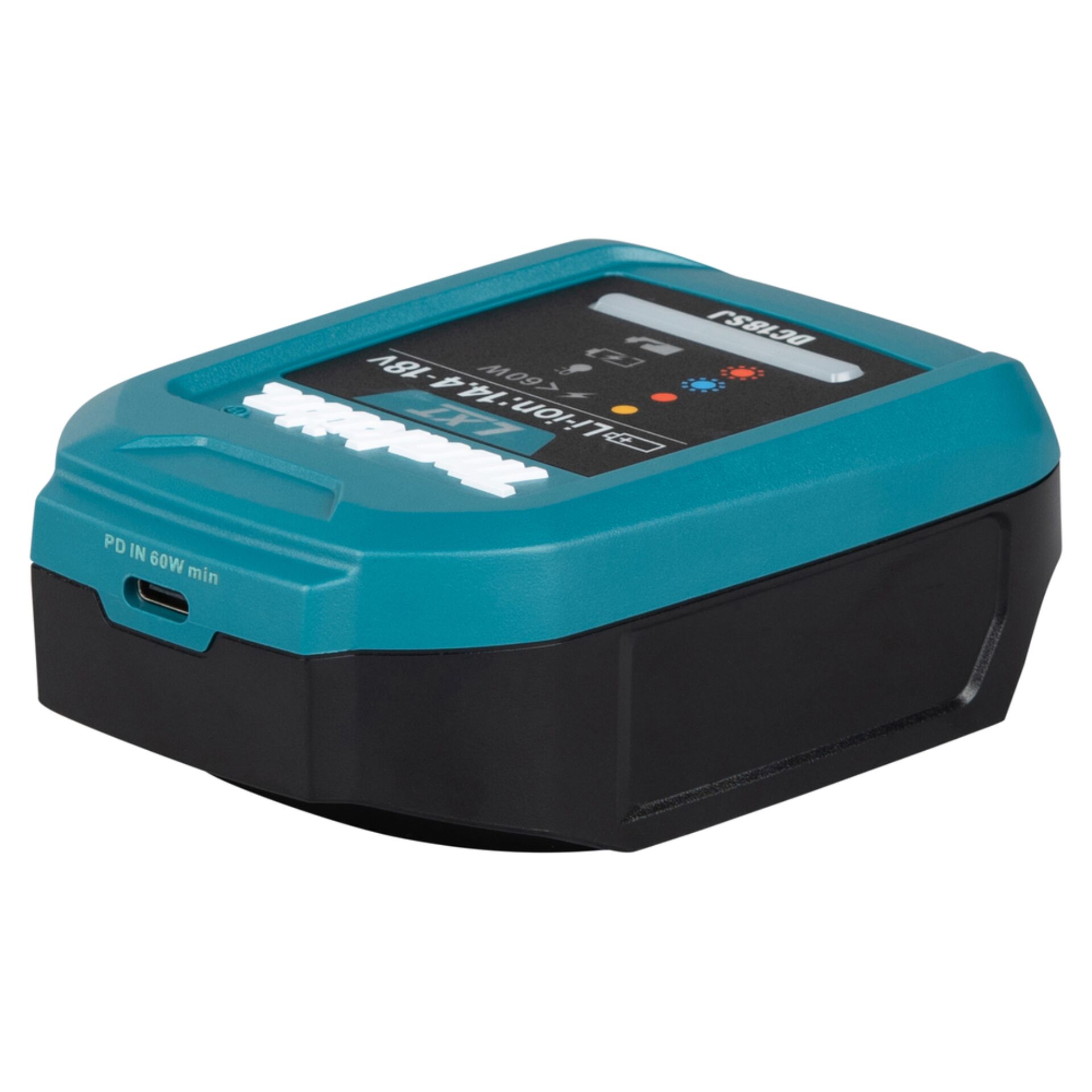 Lithium-Ionen Akku, Batterieladegerät, 60W, Mini-Ladegerät, USB-C Anschluss