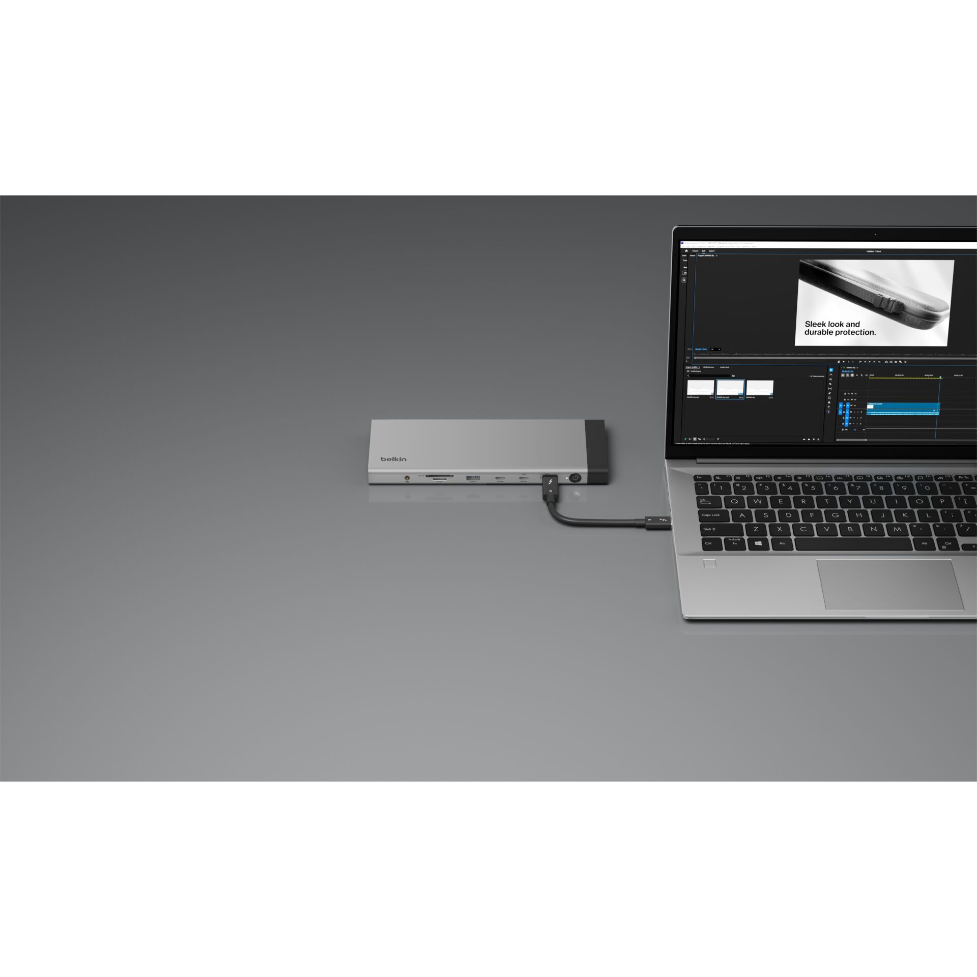 Externe Festplatte, SSD, USB-C, Laptop-Adapter, Docking-Ständer