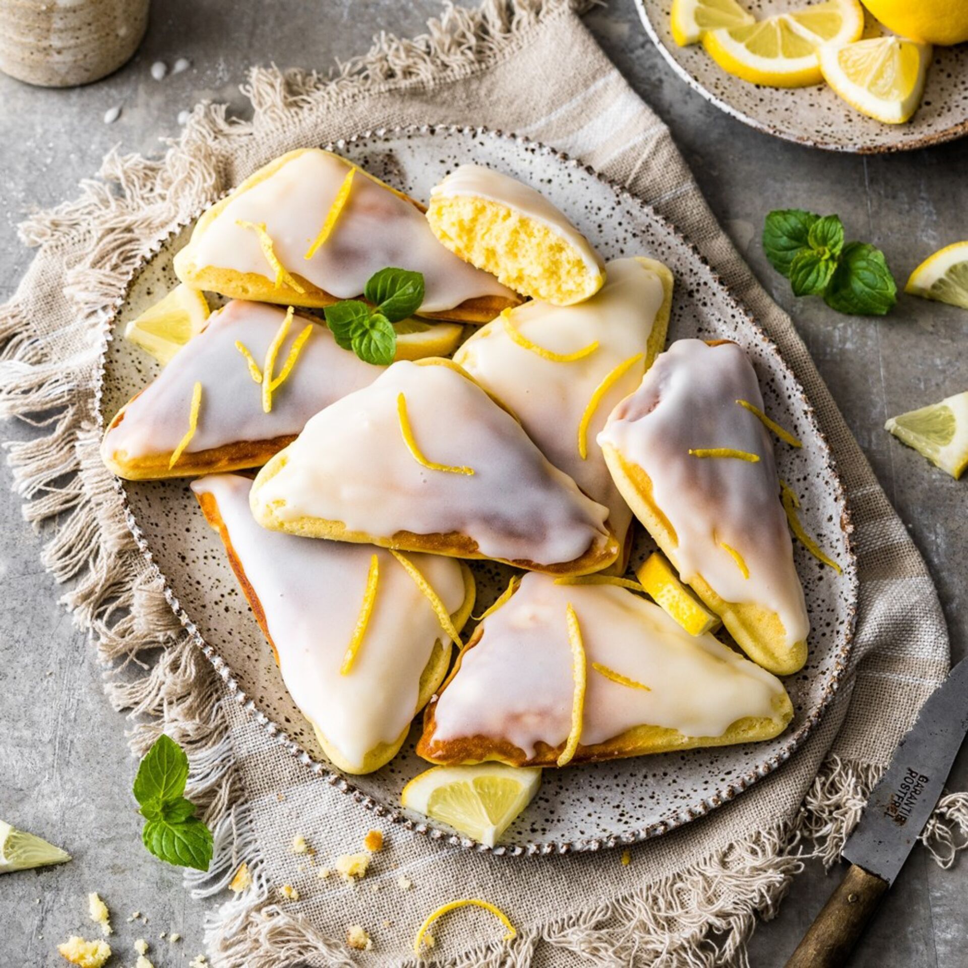 Brot, Essen, Pfannkuchen, Teller