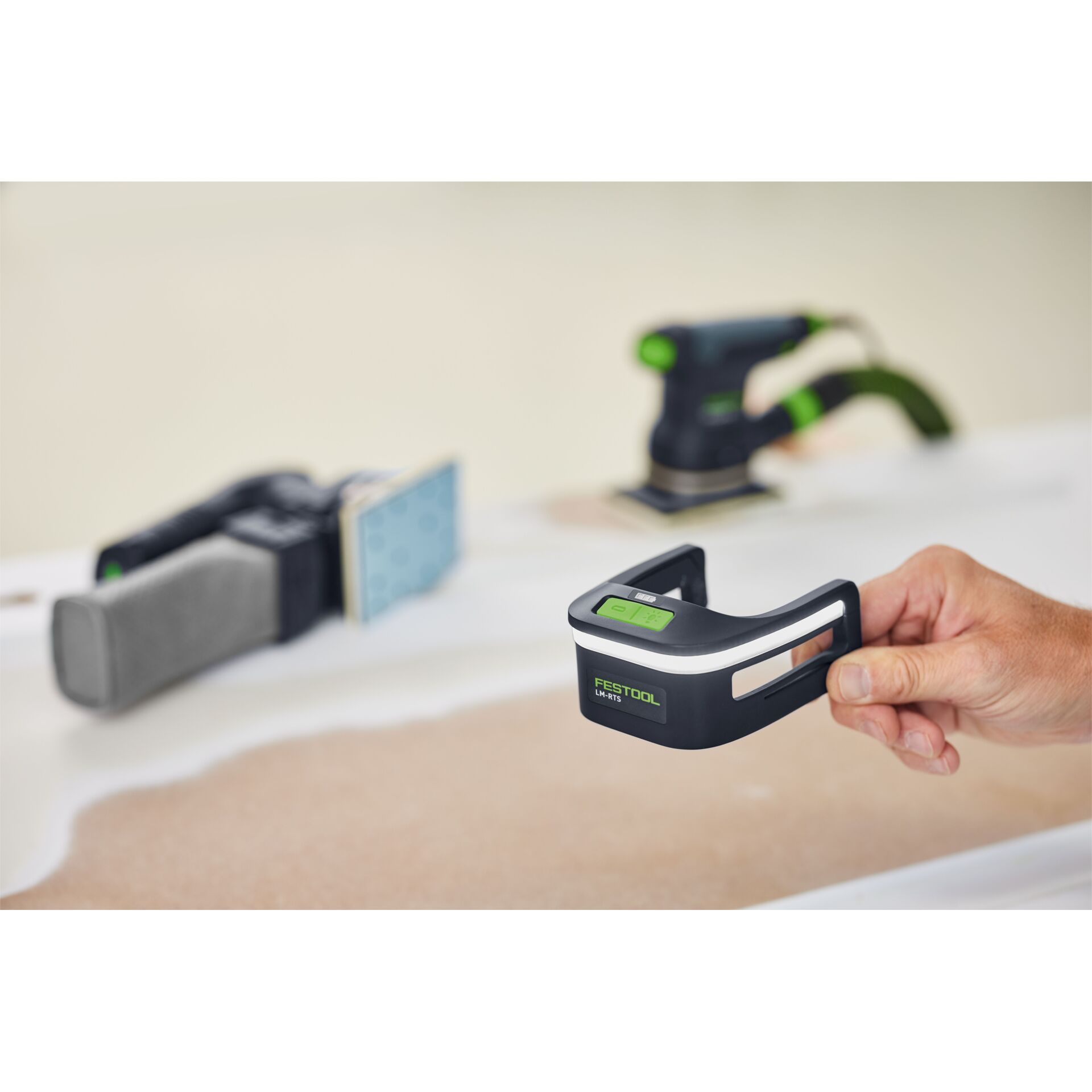 Lasermaßband, Messgerät, Elektrische Messung, Grau-Schwarz, Handgerät