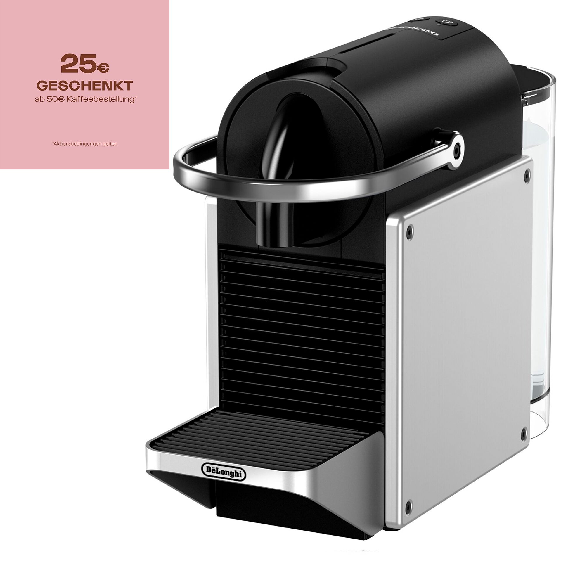 Kaffeemaschine, Kapselsystem, Espressomaschine, Kaffeevollautomat, DeLonghi, Kaffeemaschine, Kaffeevollautomat, Kapselmaschine, Schwarz, Schlitzf бур
