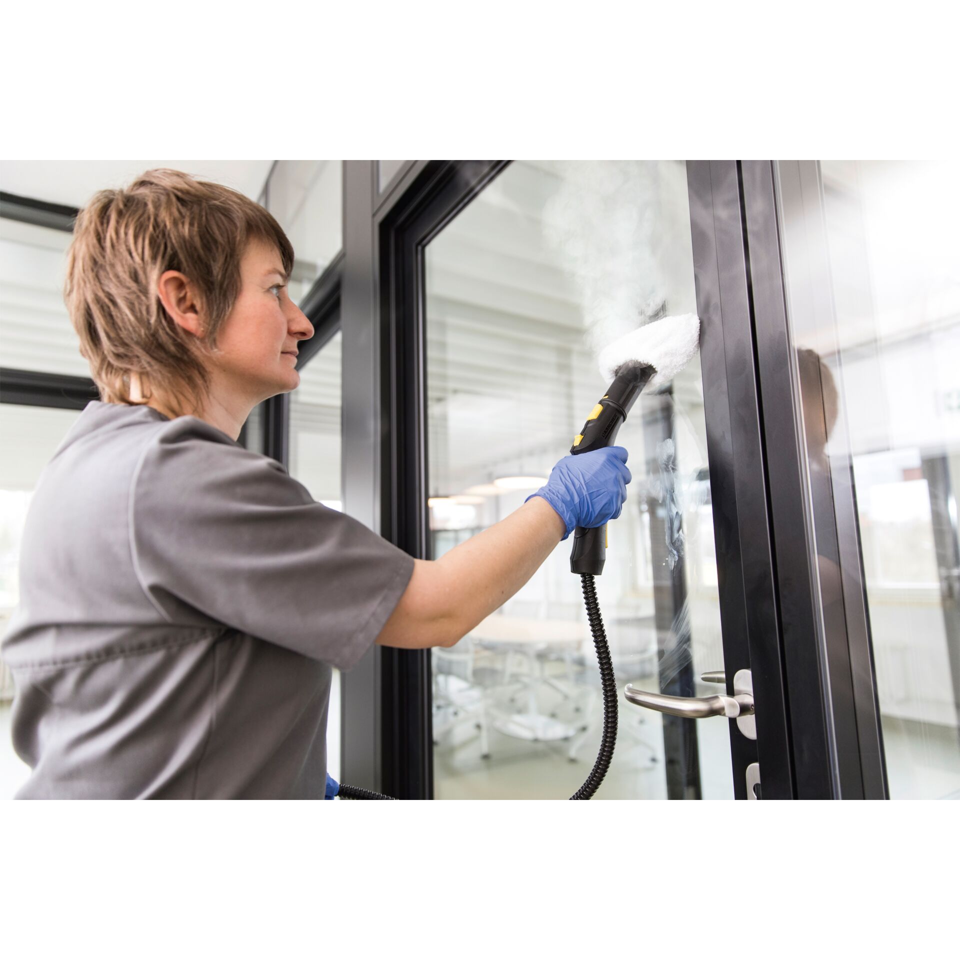 Drinnen, Innenarchitektur, Reinigen, Person, Handschuh