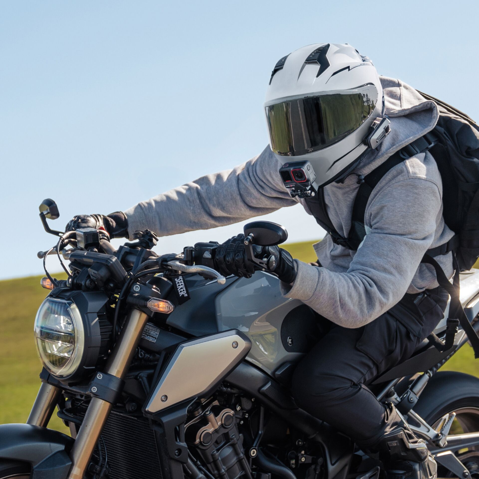 Helme, Handschuh, Person, Motorrad, Urlaub