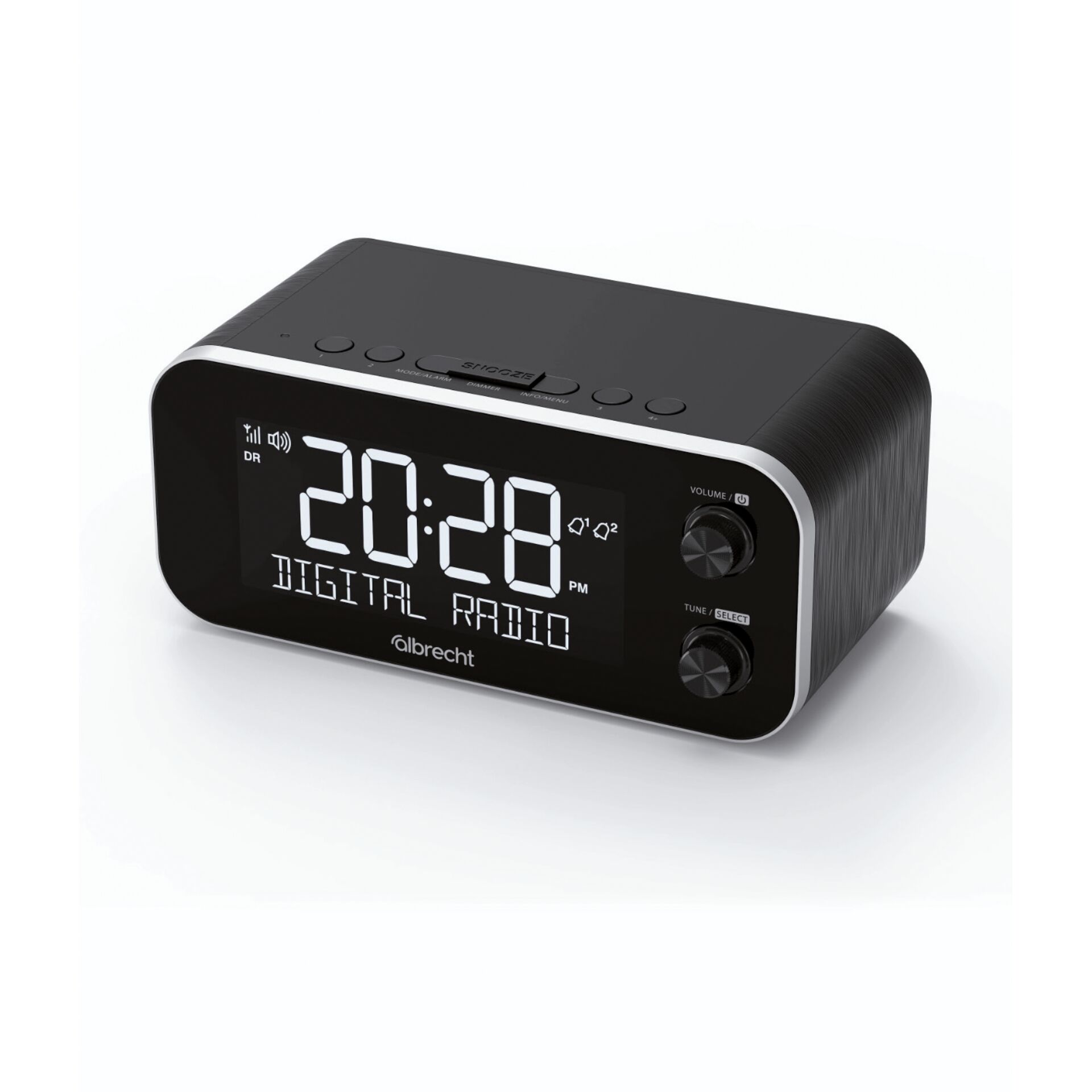 Albrecht DR 455 DAB+/UKW  Radiowecker mit ASA Computerausrüstung, Elektronik, Hardware, Überwachen, Bildschirm, Computerausrüstung, Elektronik, Hardware, Überwachen, Bildschirm