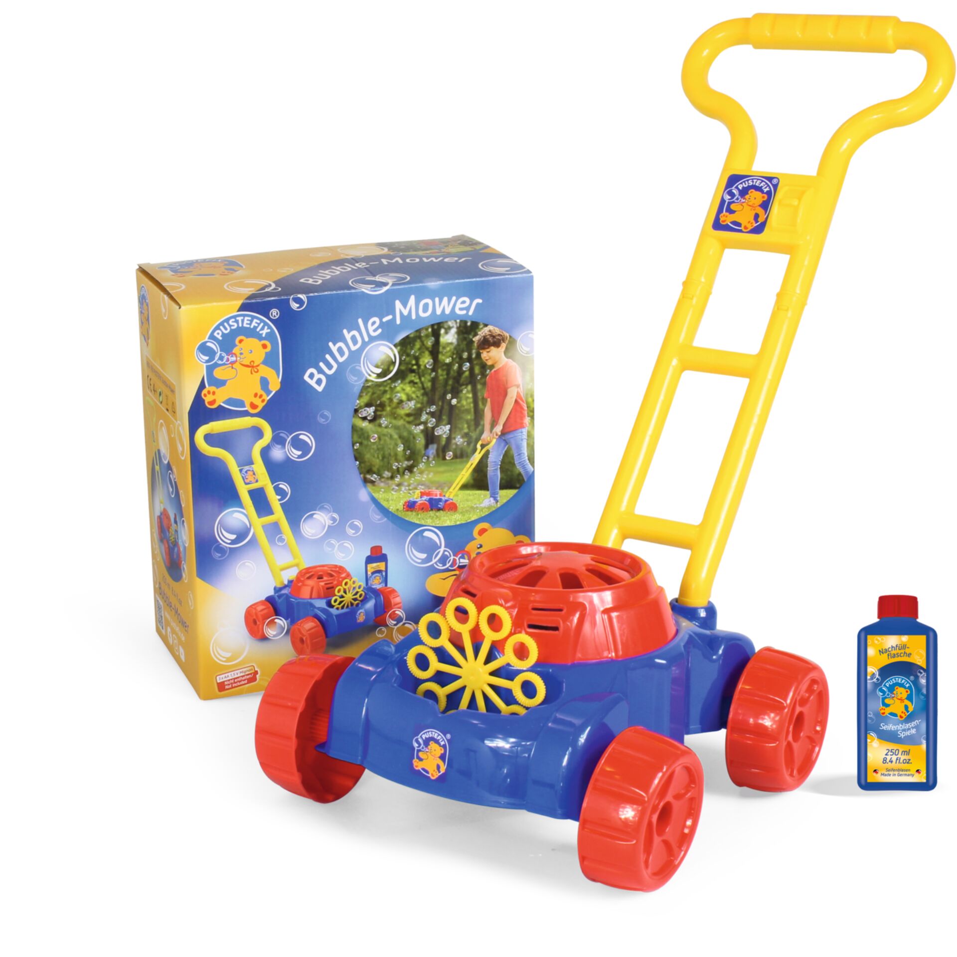 Bubble-Mower, Kinderwagen, Badespielzeug, Bambini Spielzeug, Roller
