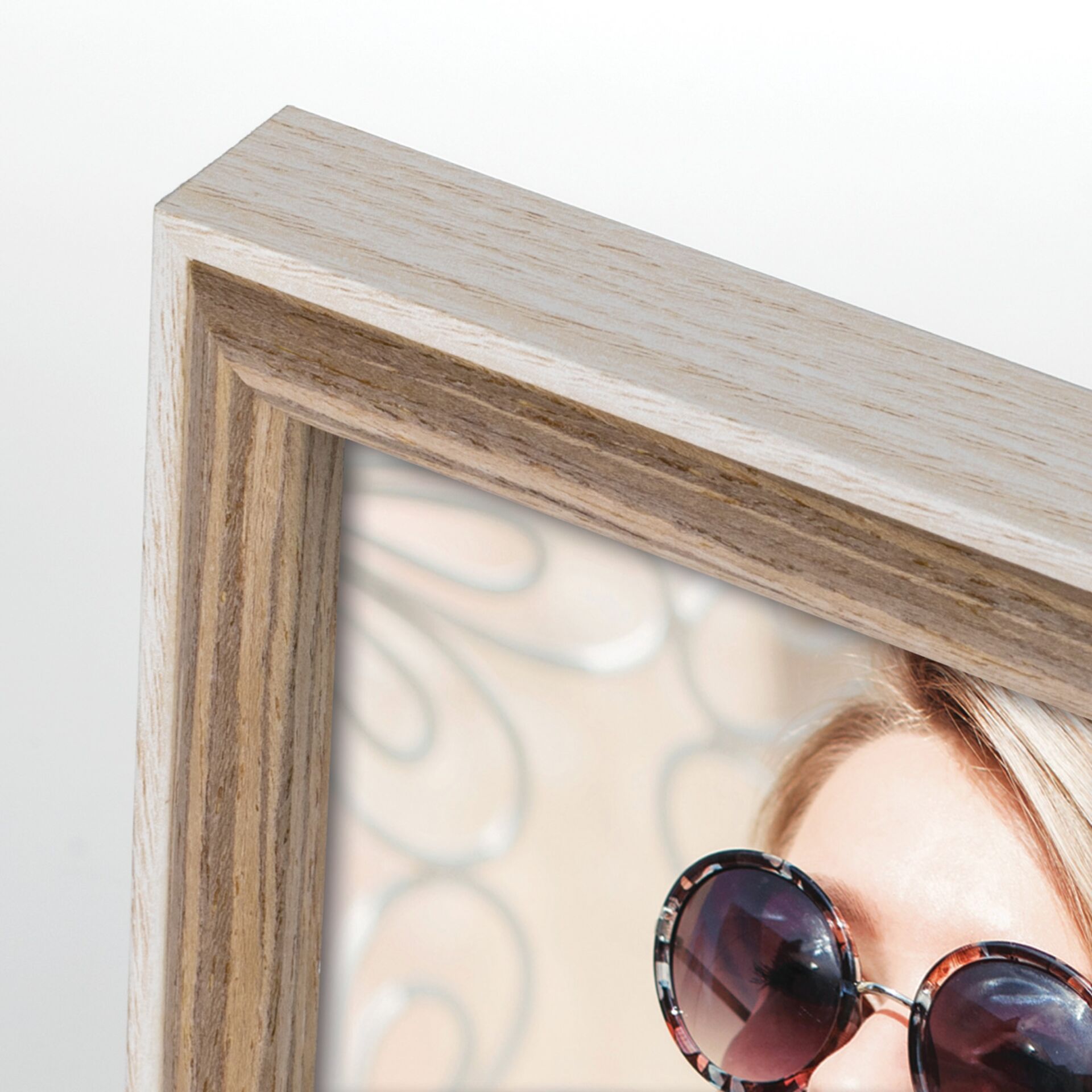 Rahmen, Holzrahmen, Bilderrahmen, brillenträger Sonnenbrille, Holzstruktur, Bildrahmen, Holzrahmen, Runder Spiegel, Brillenglas, Kunstobjekt