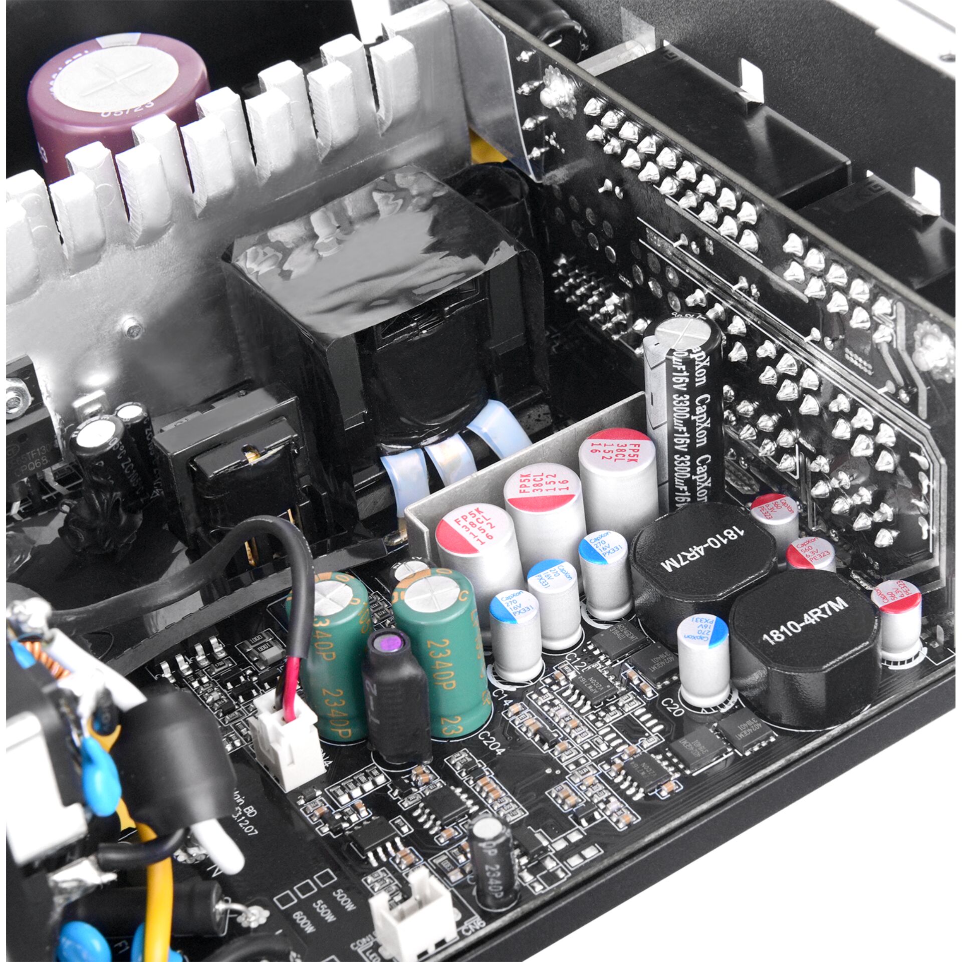 Mainboard, Kondensatoren, Induktoren, Stromversorgung, Board-Komponenten
