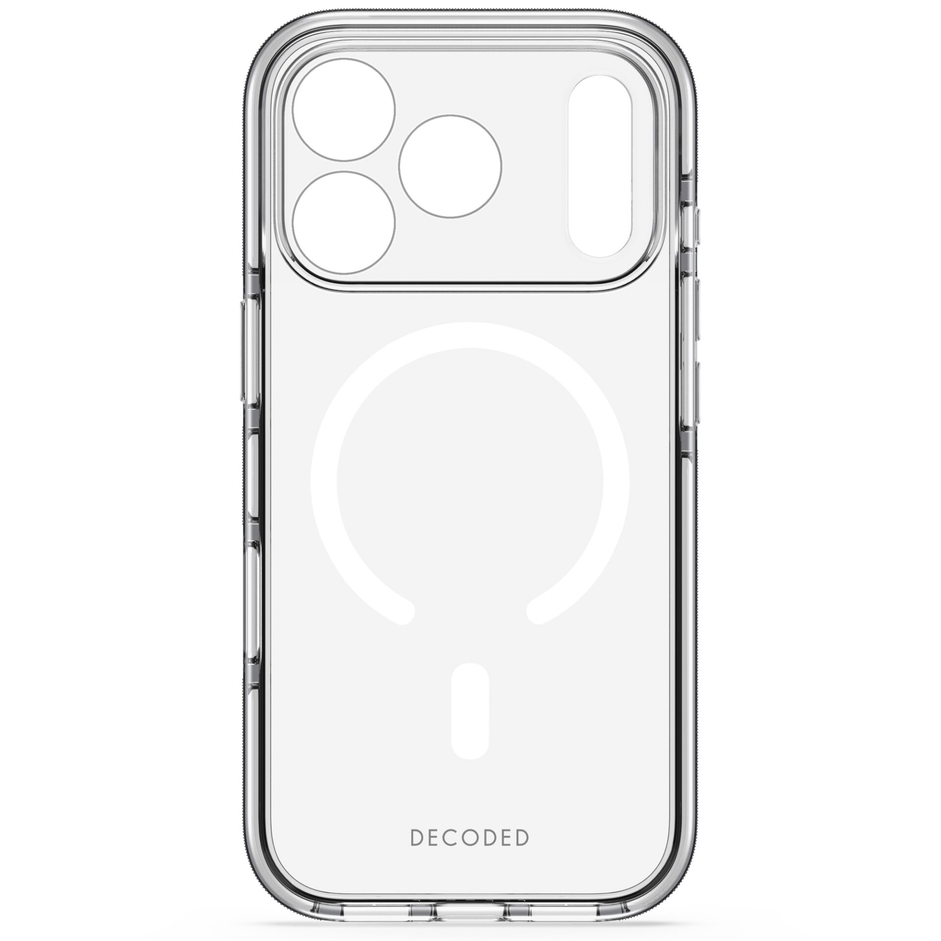 case, iPhone, klar, transparent, magnetische kabelladung