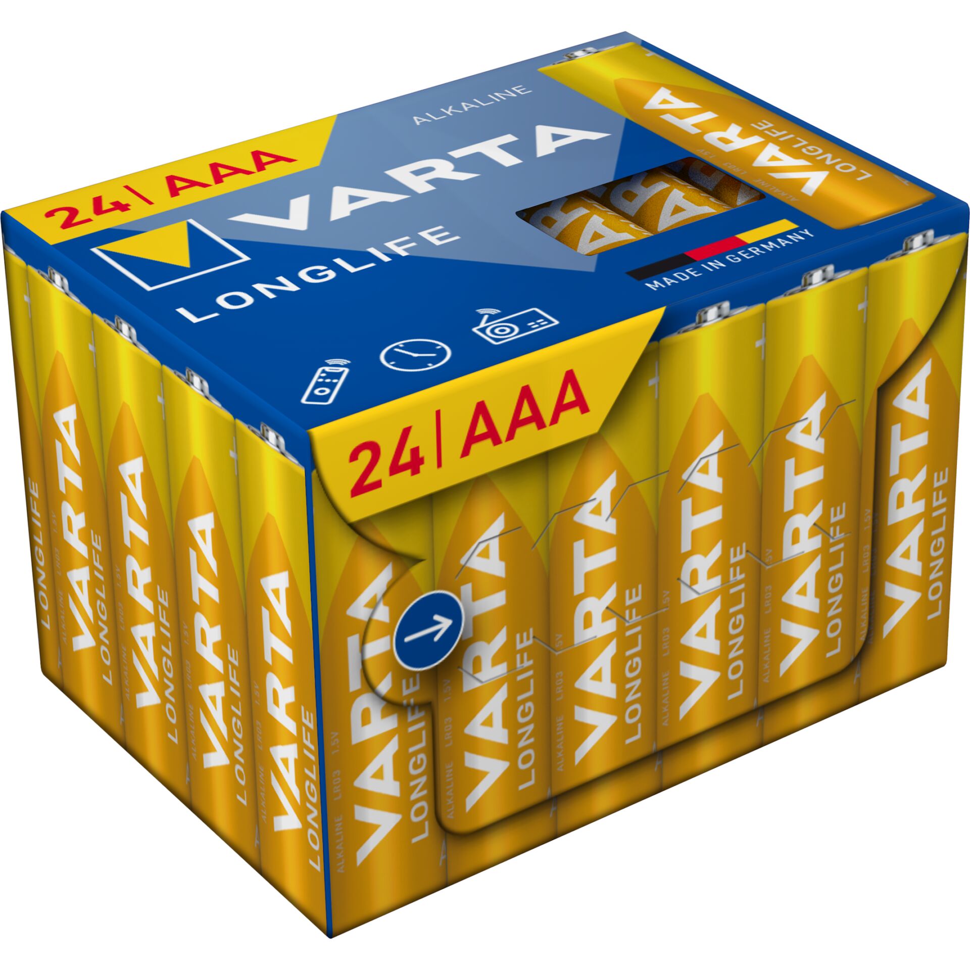 1x24 Varta Longlife Power AAA  Cube
