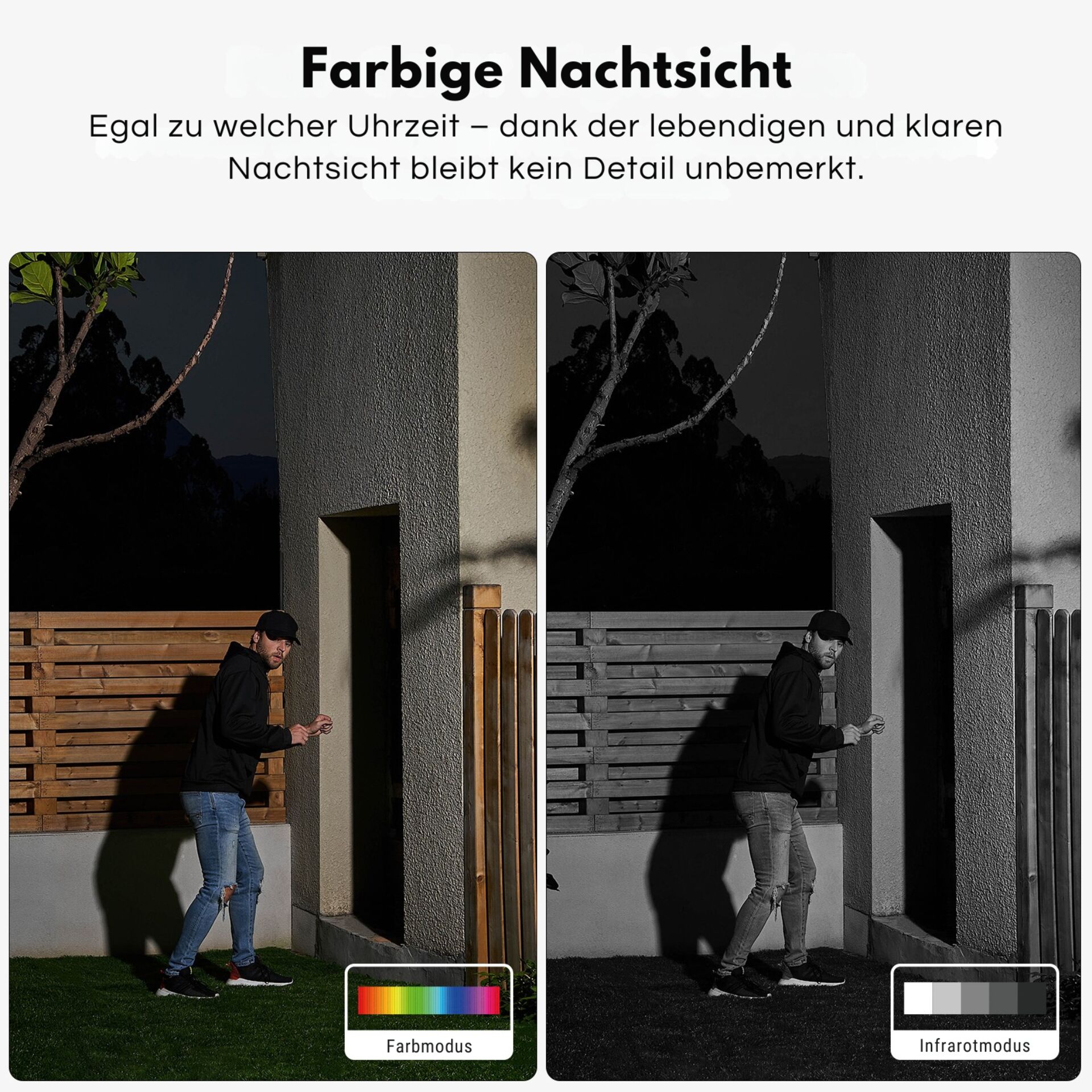 Mann, Hose, Hoodie, Jeans, Terrassenzaun