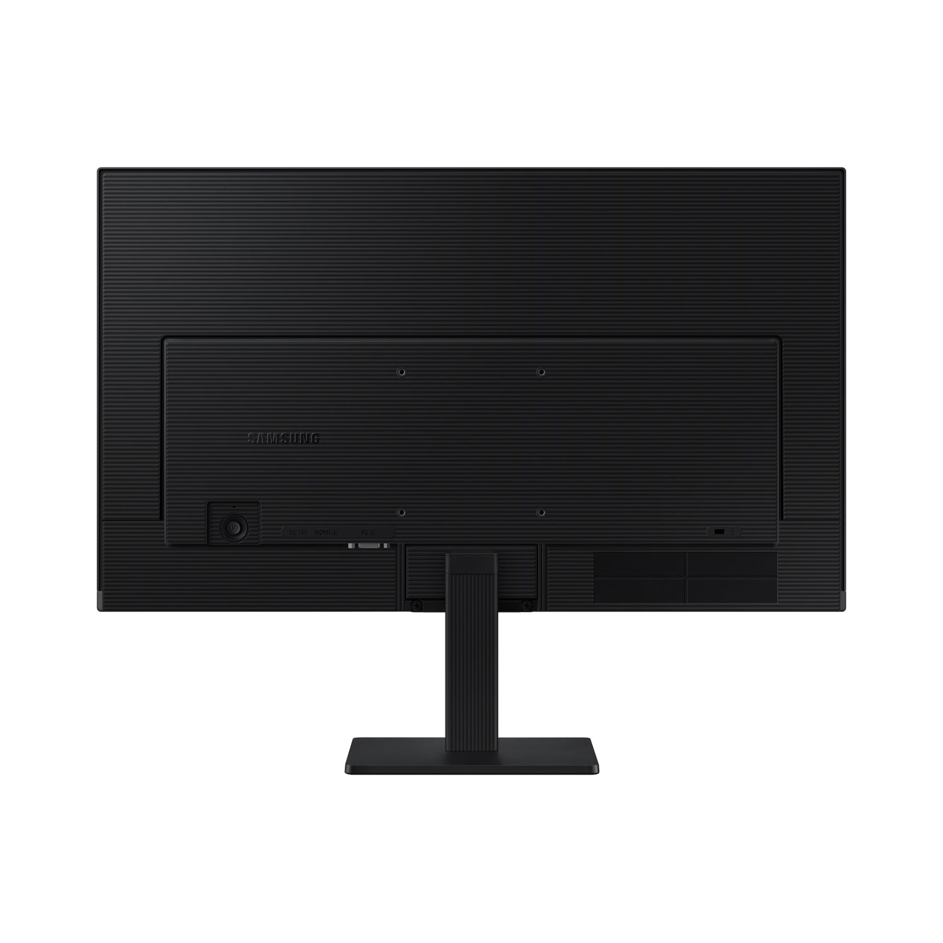 Monitor, Schwarz, LED, Rückseite, Ständer