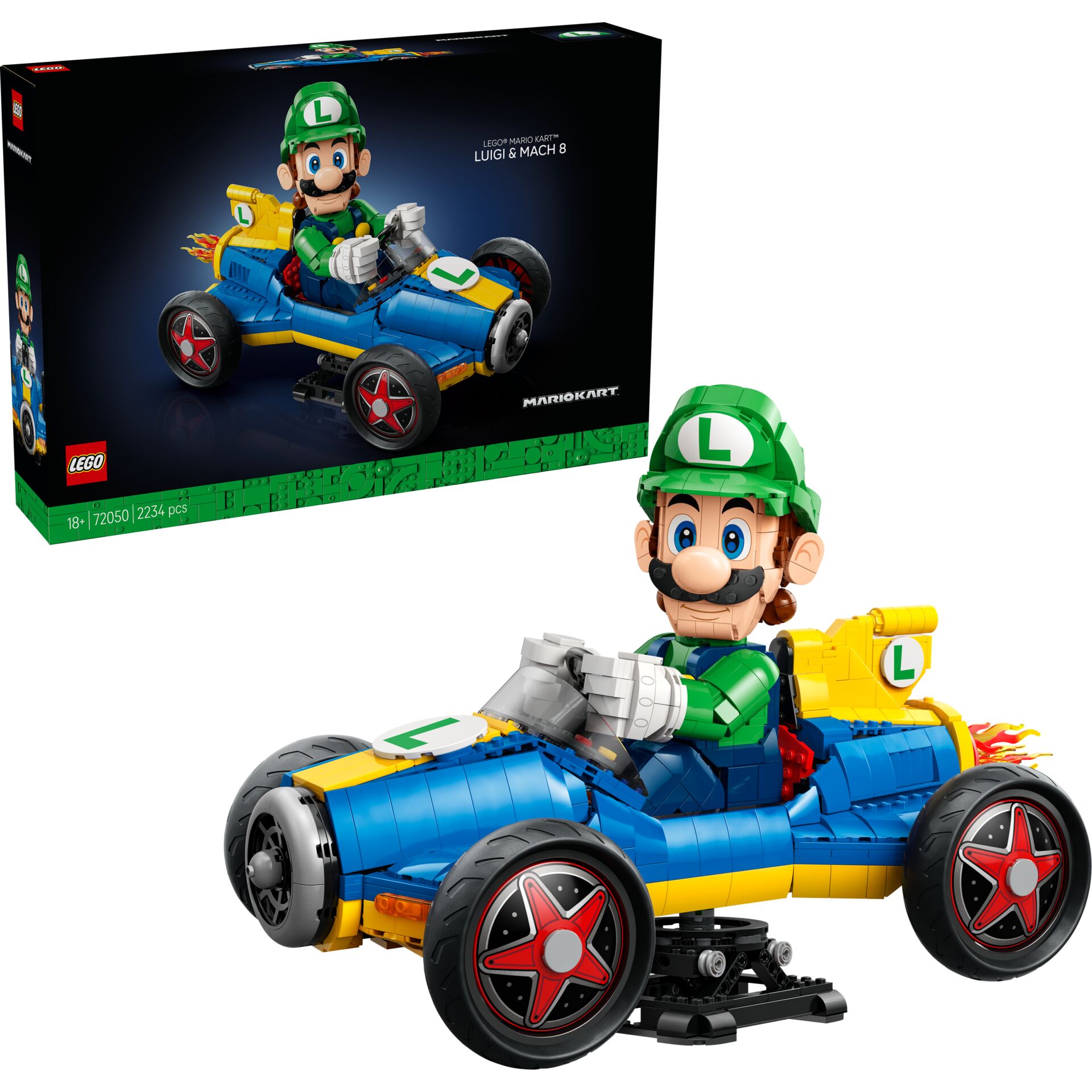 LEGO, Konstruktionsspielzeug, Kart, Rennwagen, Luigi