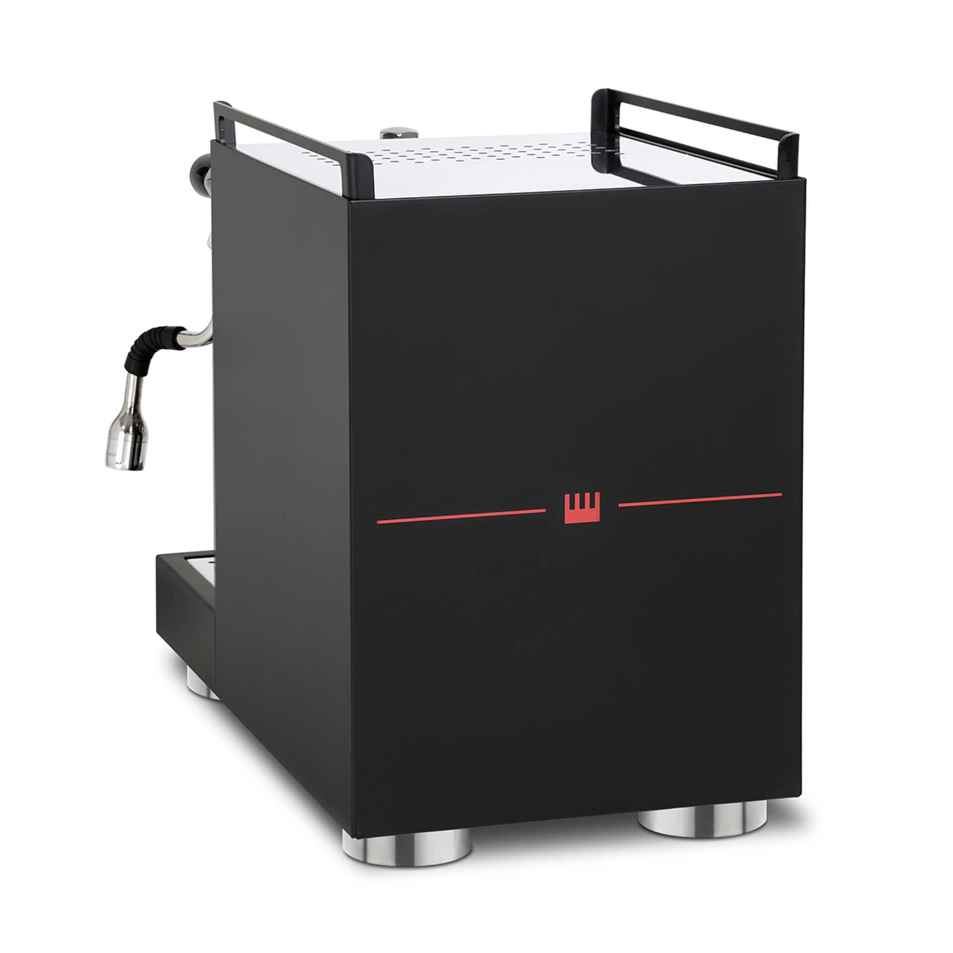 Espresso machine, Kaffeemaschine, Schwarz, Kaffeezubereitung, Metallfüße