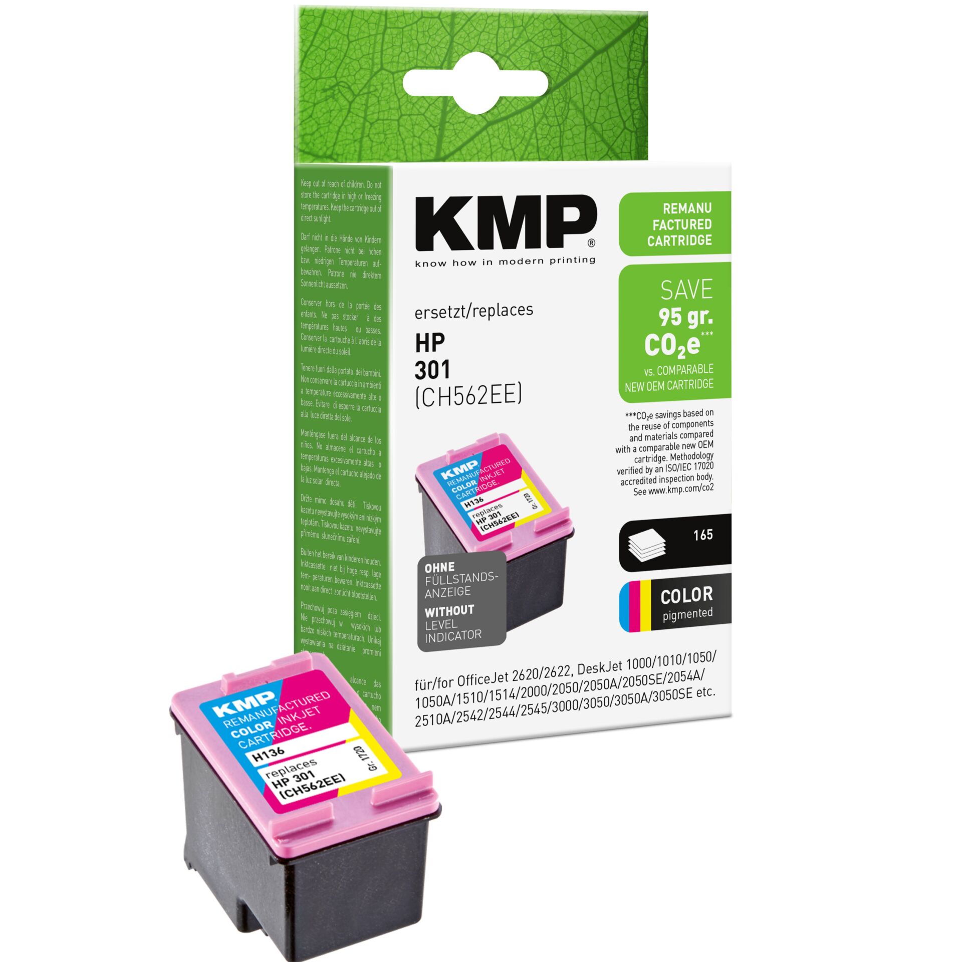 Werbung, Plakat, Computerausrüstung, Adapter, Tintenpatrone, Kompaktxer, farbig, HP 301, CH562EE