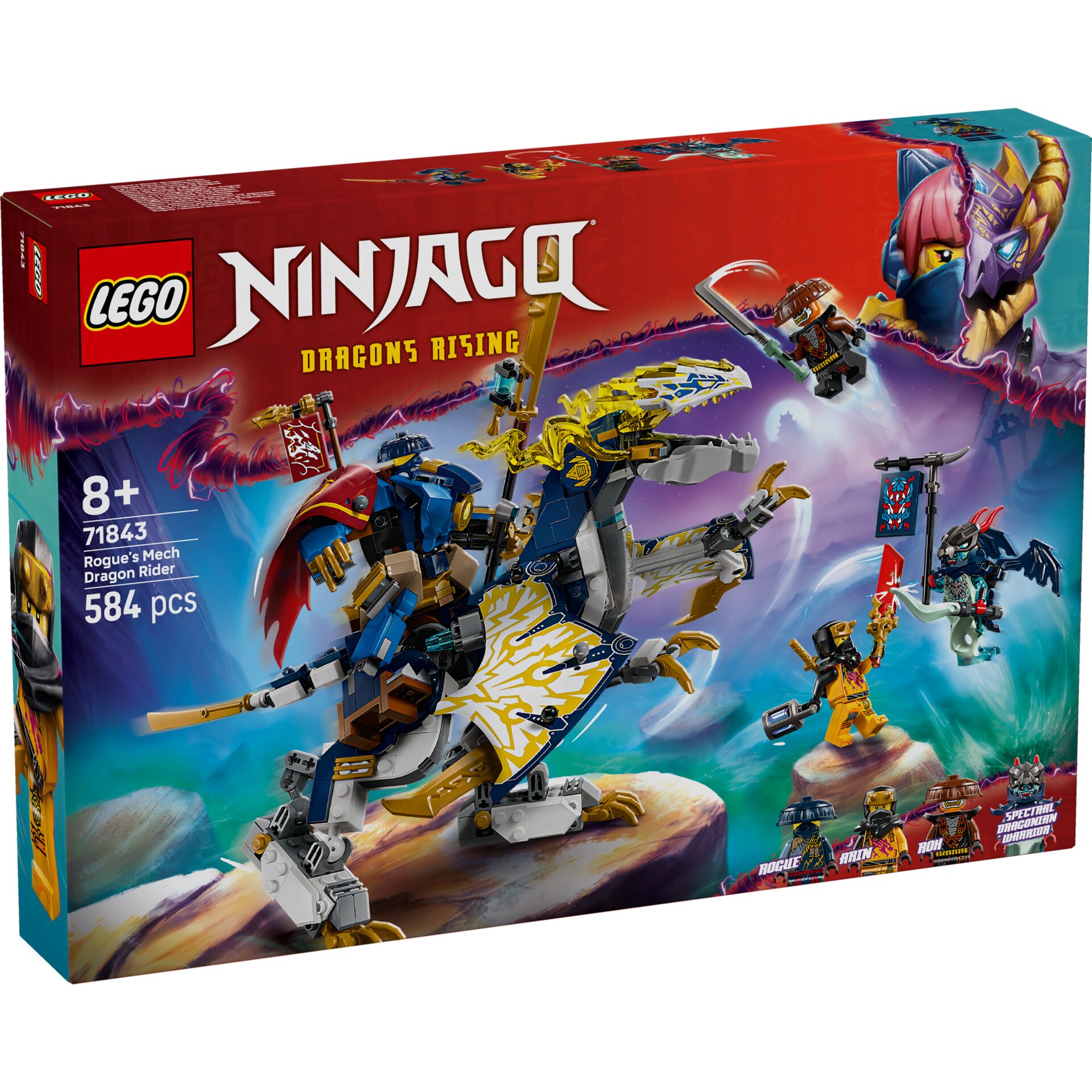 LEGO NINJAGO 71843  Rogues Mech-Drachenreiter