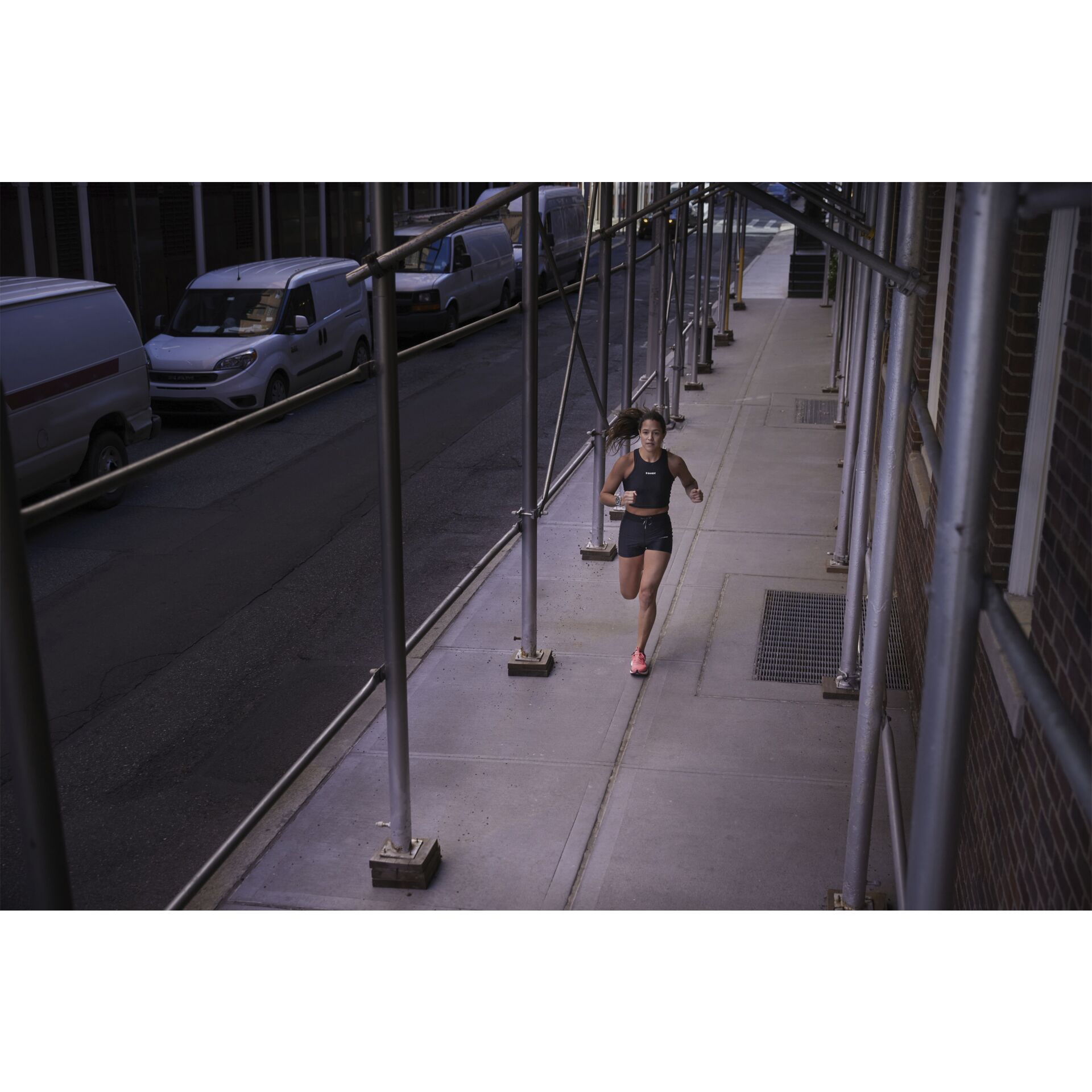 Pfad, Bürgersteig, Person, Auto, Schuh