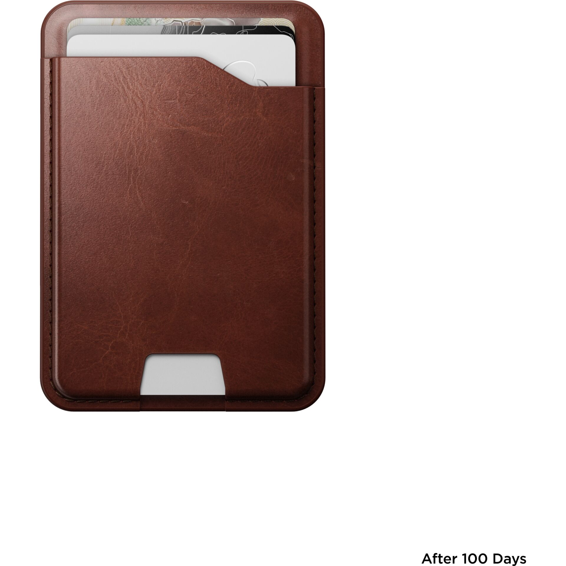 wallet, cardholder, braun, Leder, schmal