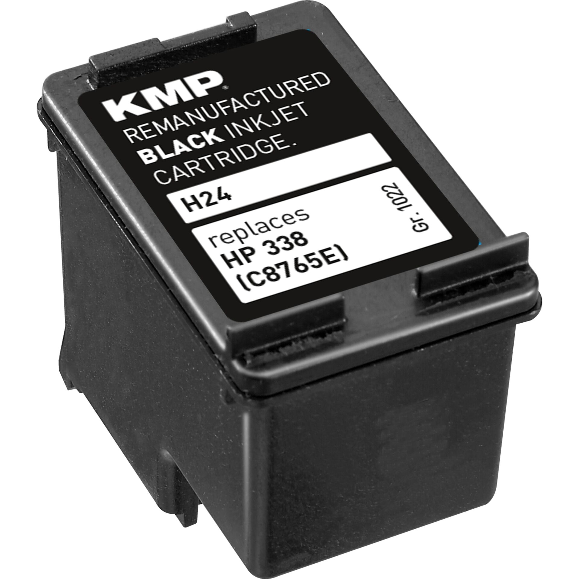 Adapter, Elektronik, Armbanduhr, Tintenpatrone, HP ersetzt, Schwarz, Inkjet, KMP Remanufactured