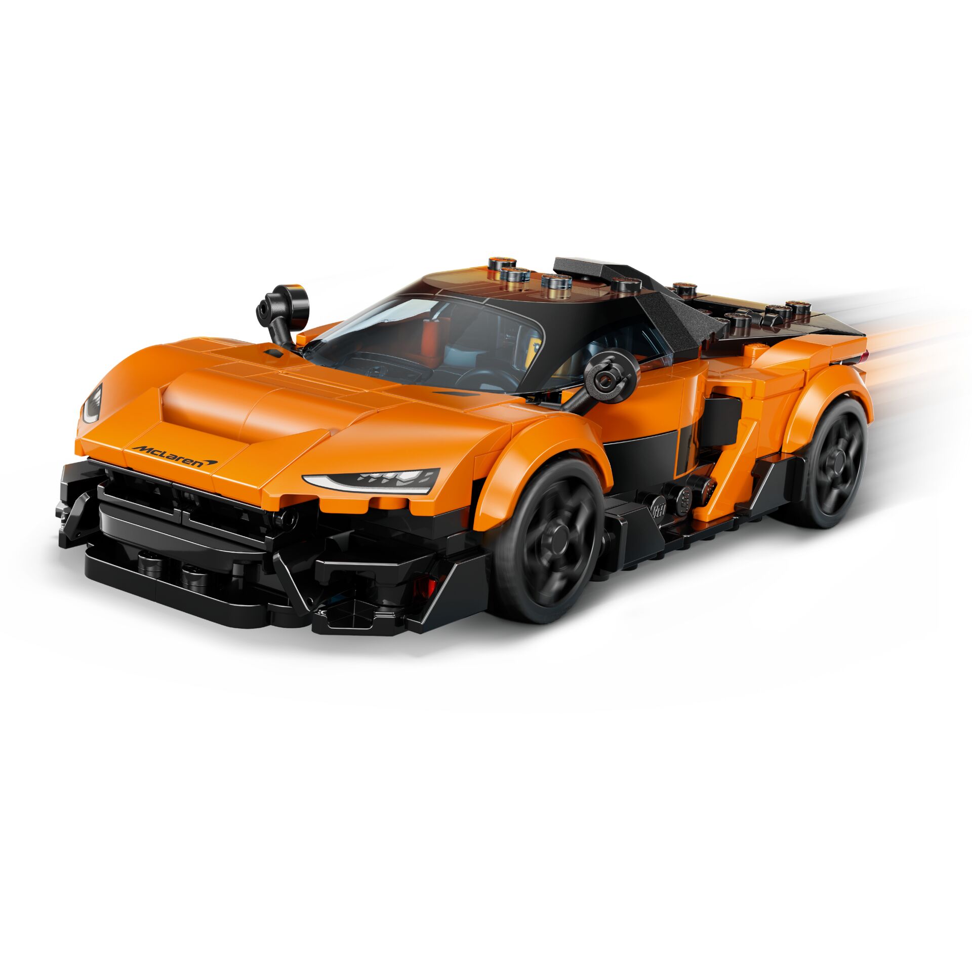 Sportwagen, Lego Modell, Orange, Kohlefzahlung, Kunststoff