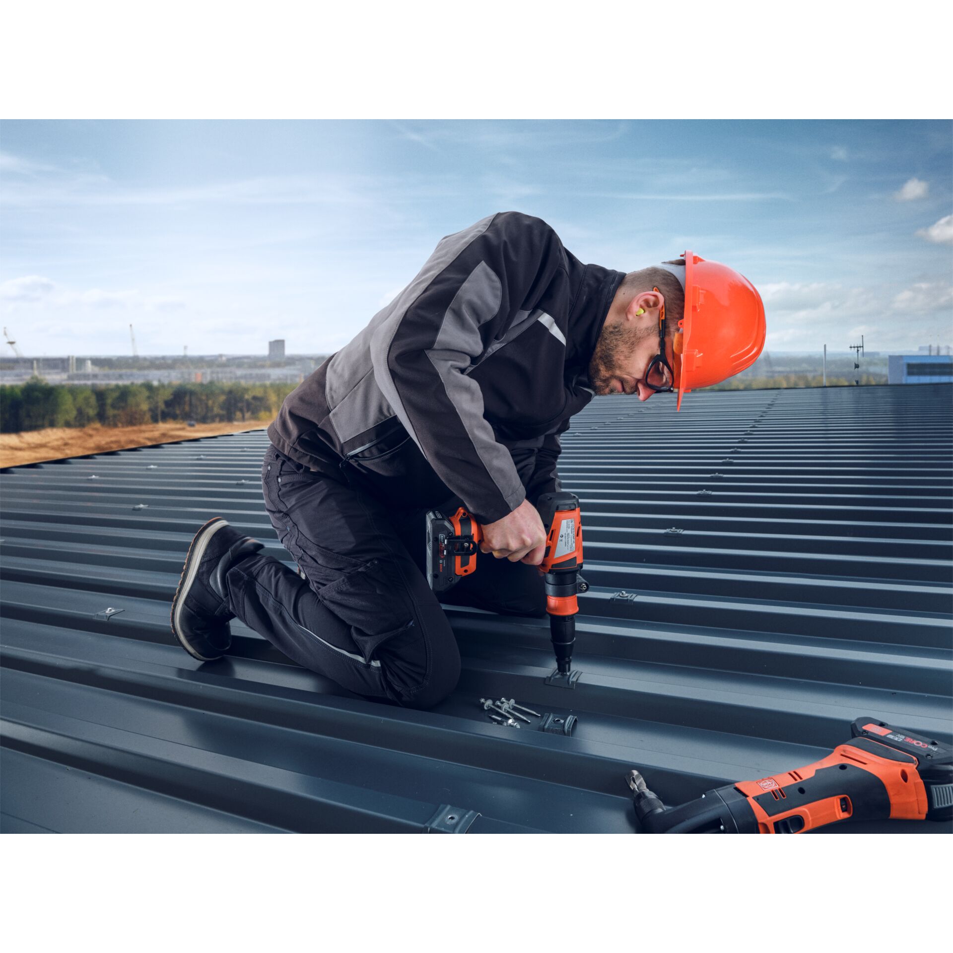 Person, Arbeiter, Gerät, Elektrische Bohrmaschine, Werkzeug