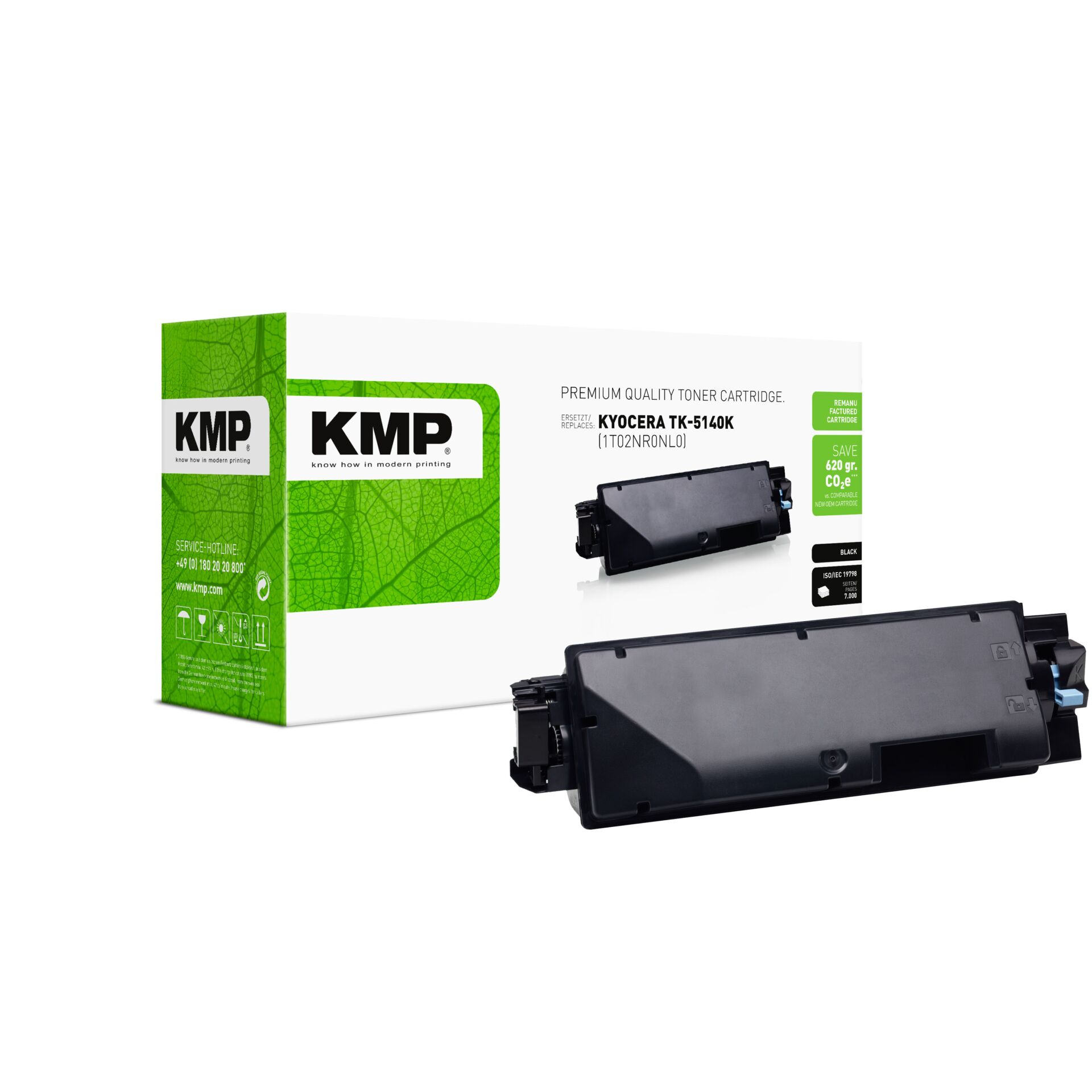 Adapter, Elektronik, Computer-Ausrüstung, Computerausrüstung, Toner, Kartusche, KMP, TK-5140K, Druckerzubehör